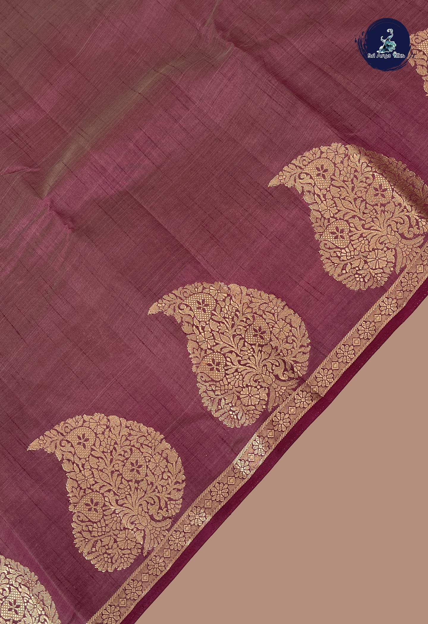 Snuf Semi Tussar Saree With Plain Pattern