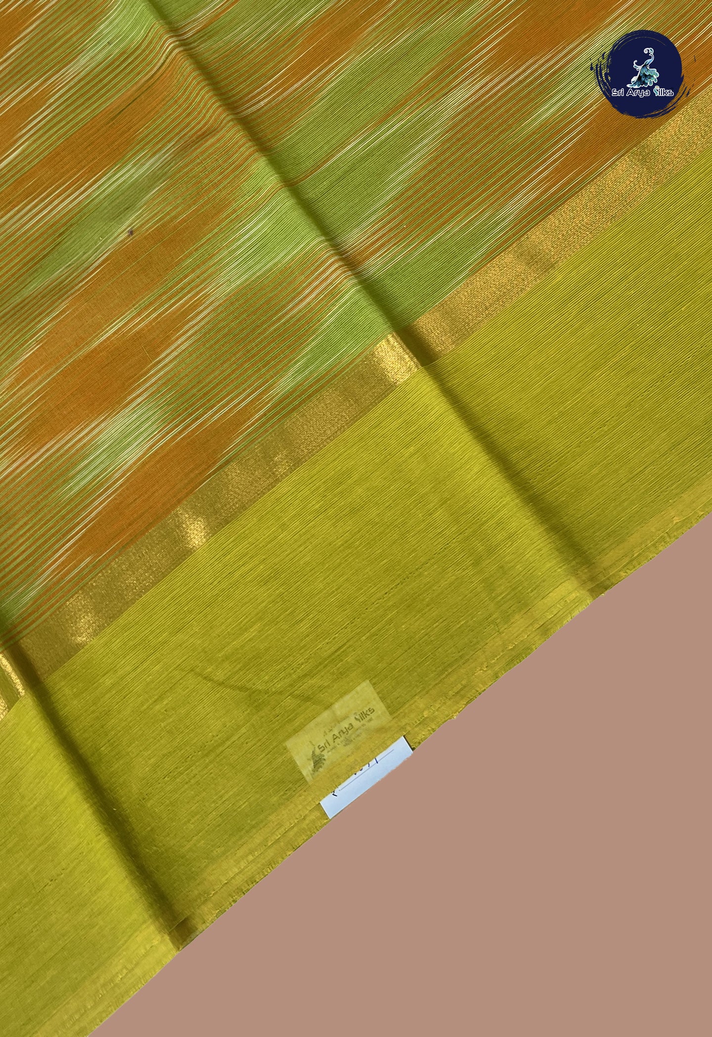 Mehendi Green Pochampally Saree With Ikat Pattern