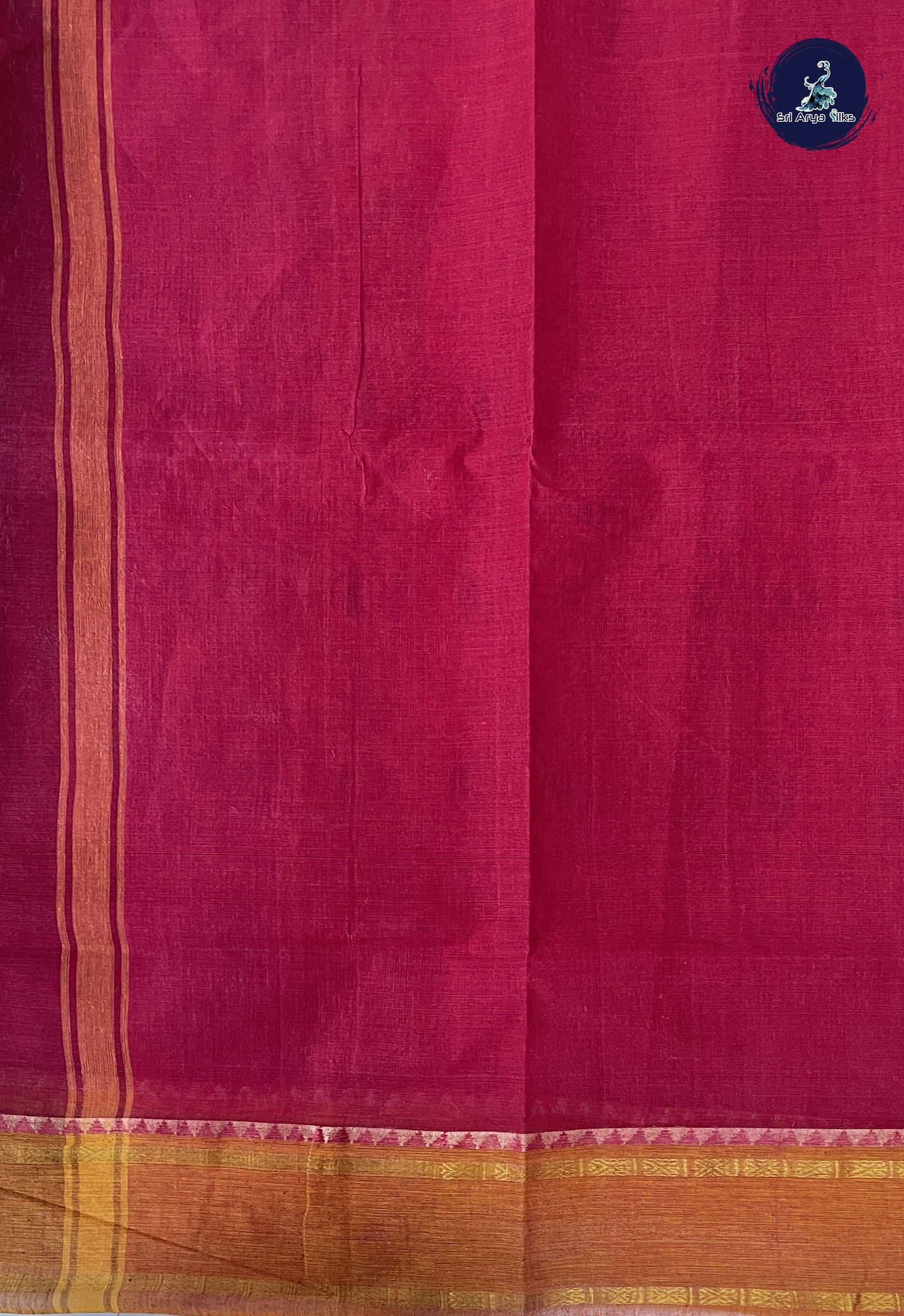 Red Pochampally Saree With Patola Pattern