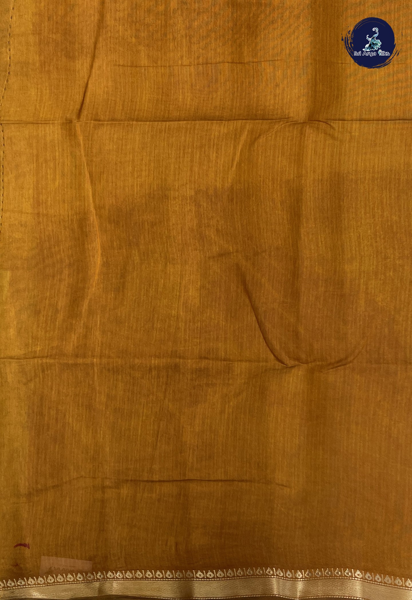 Green Semi Chanderi Saree With Printed Pattern