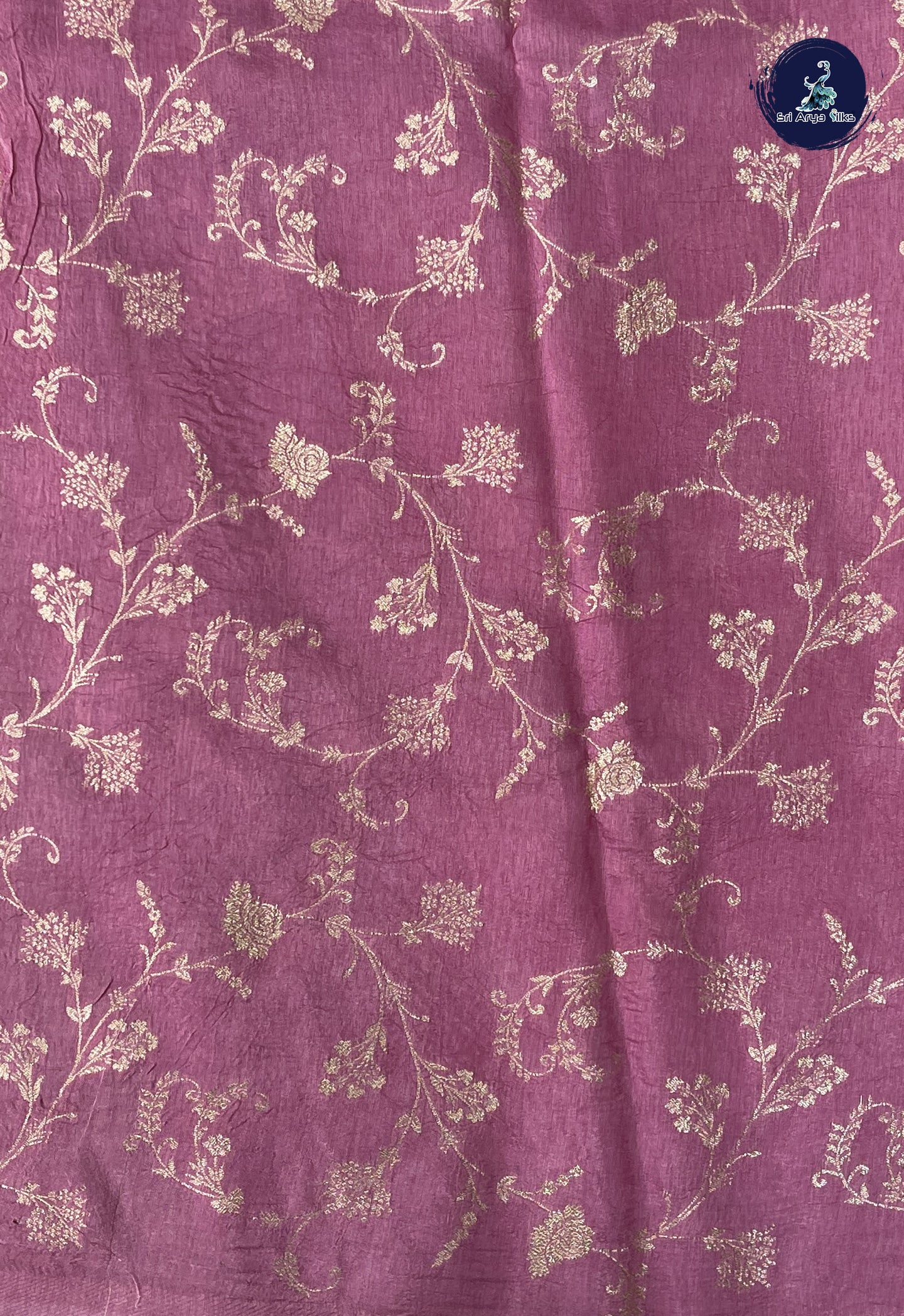 Pastel Green Semi Banarasi Saree With Zari Checked Pattern