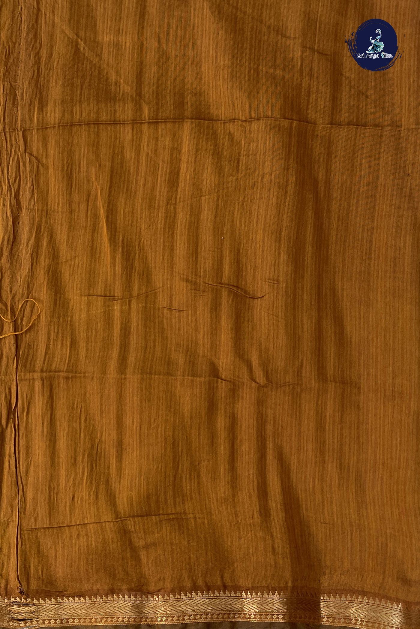Maroon Semi Chanderi Saree With Printed Pattern