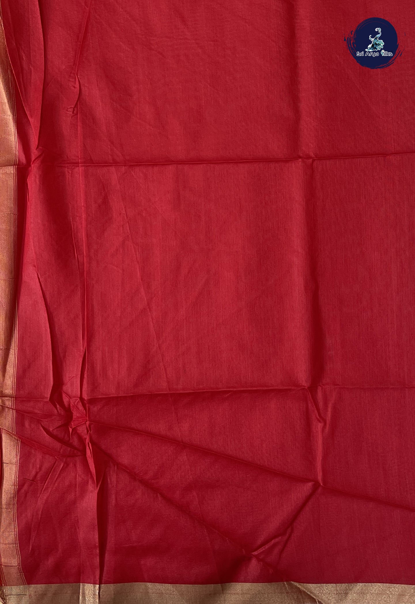 Lite Mustard Orange Semi Raw Silk Saree With Ikat Pattern