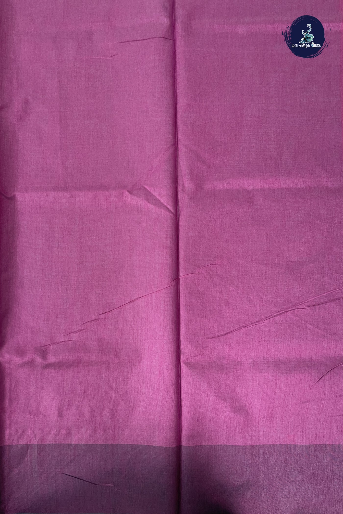 Jamun Semi Raw Silk Saree With Zari Buttas Pattern