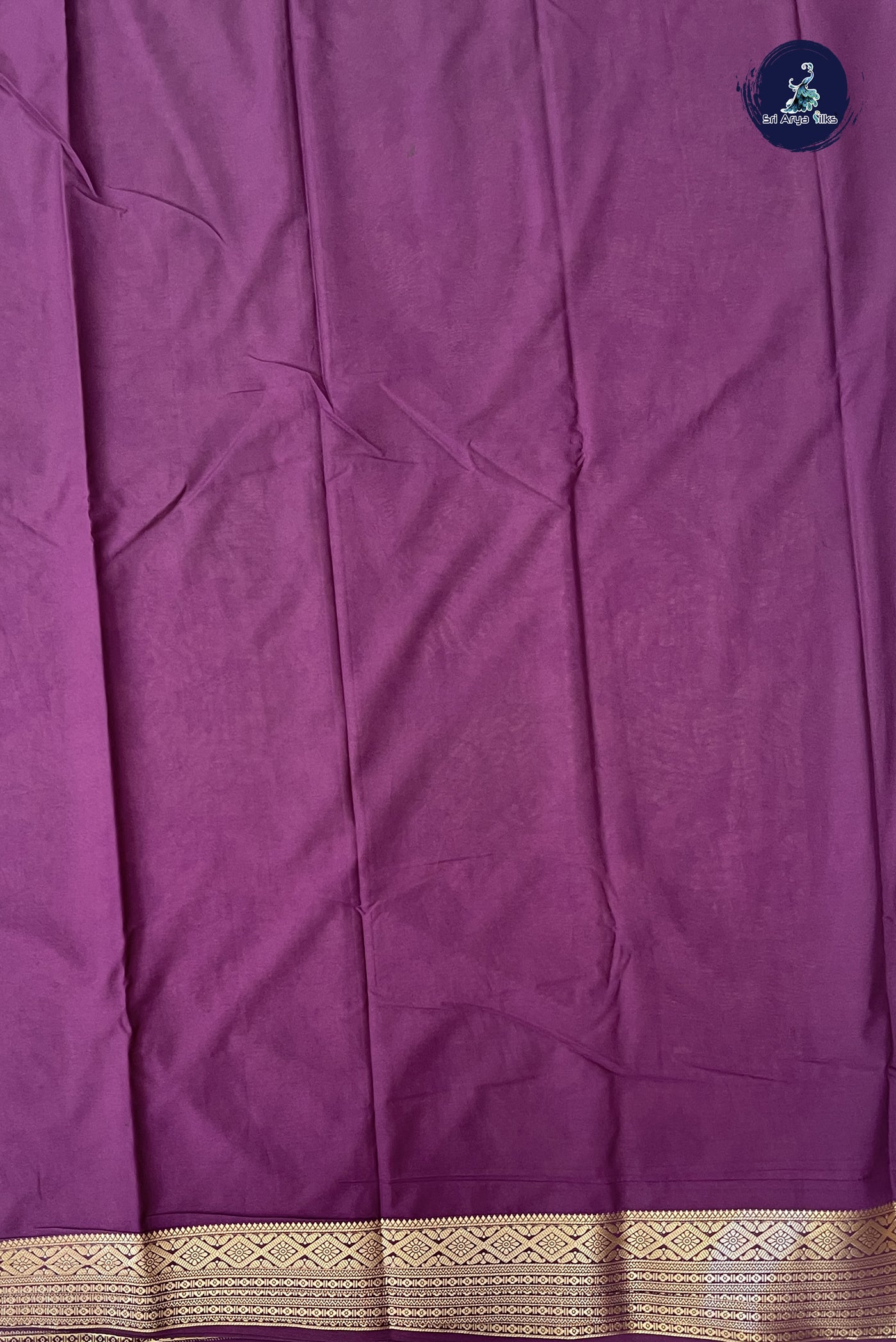 Fawn Semi Grape Silk Saree With Floral Print Pattern