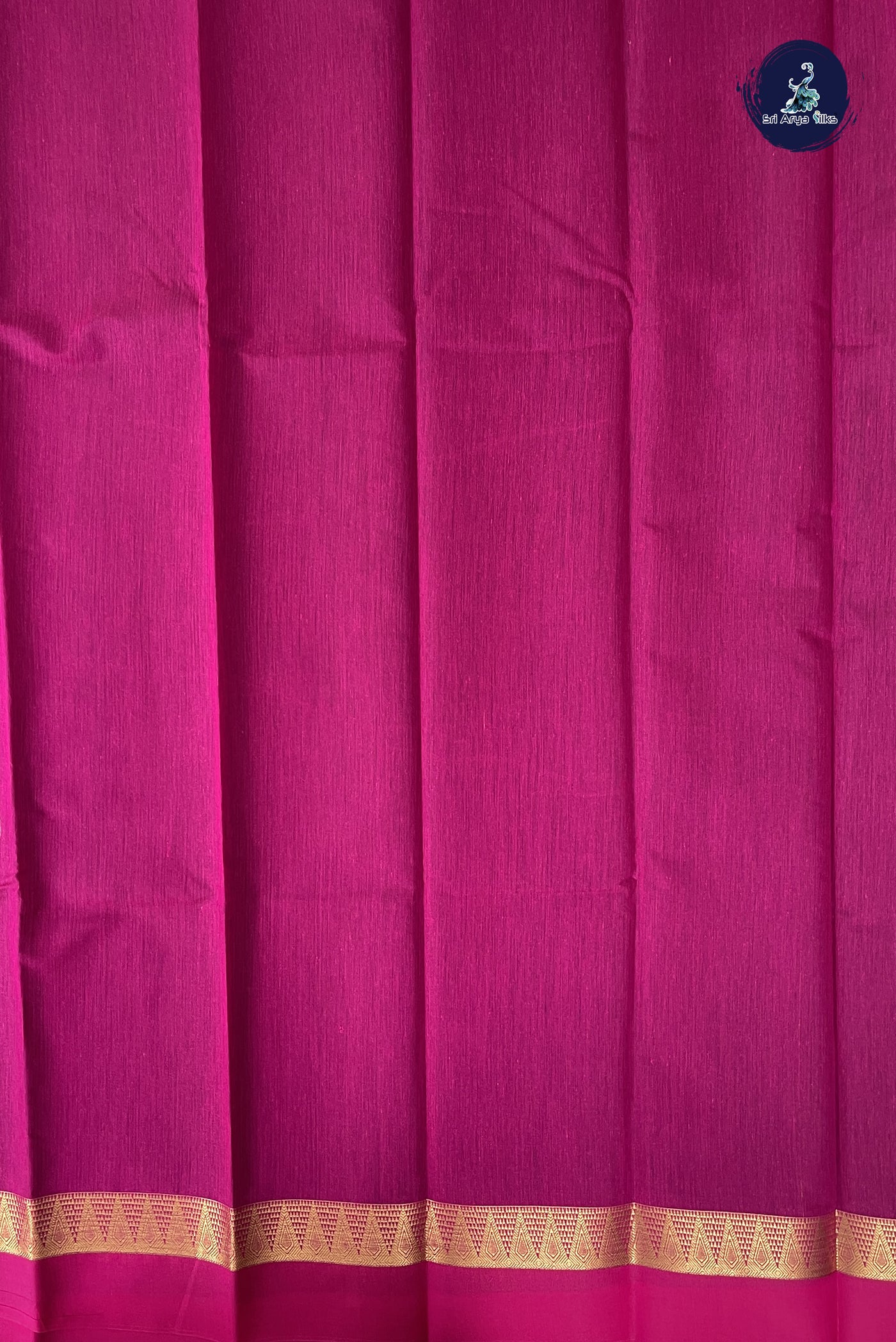 Dark Green Budget Semi Silk Cotton Saree With Zari Buttas Pattern