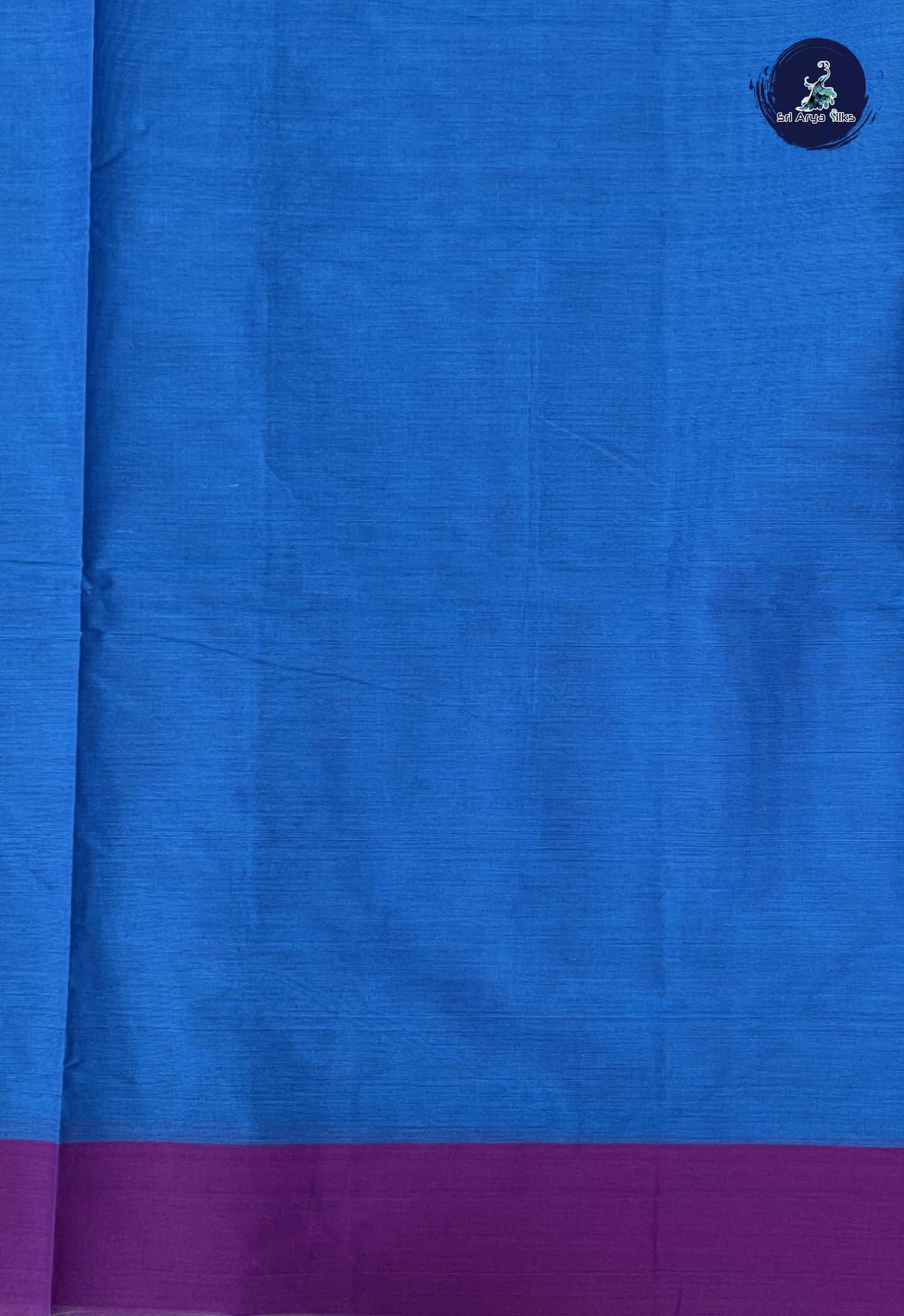 Dark Blue Kanchi Cotton Saree With Buttas Pattern