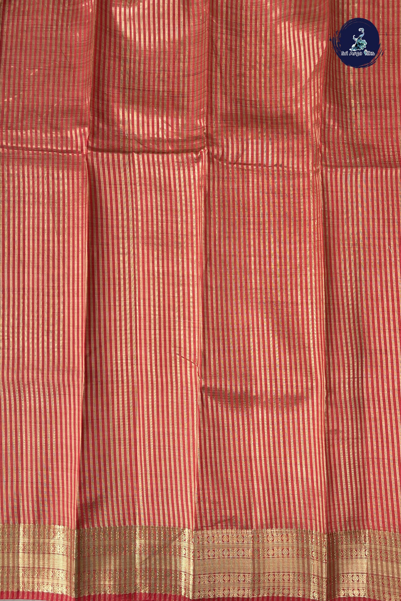 Pink Semi Tussar Saree With Printed Pattern
