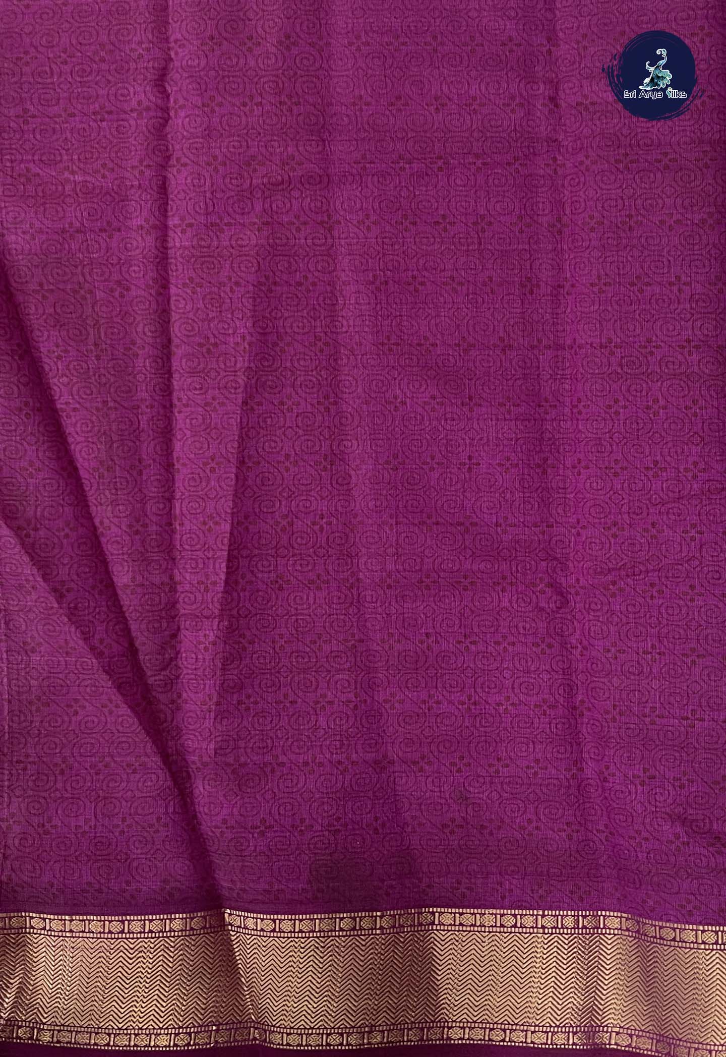 Dual Tone Purple Semi Tussar Saree With Patola Pattern