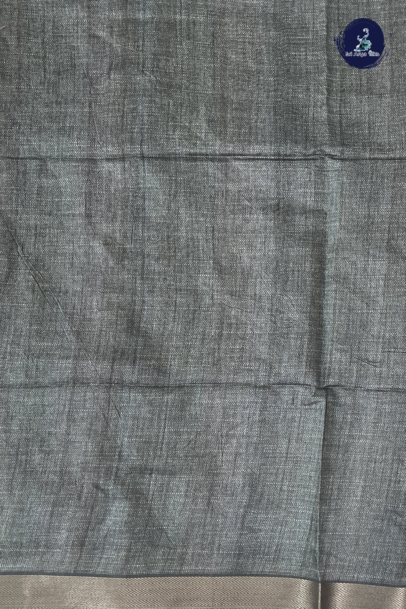 Beige Semi Chanderi Saree With Printed Pattern