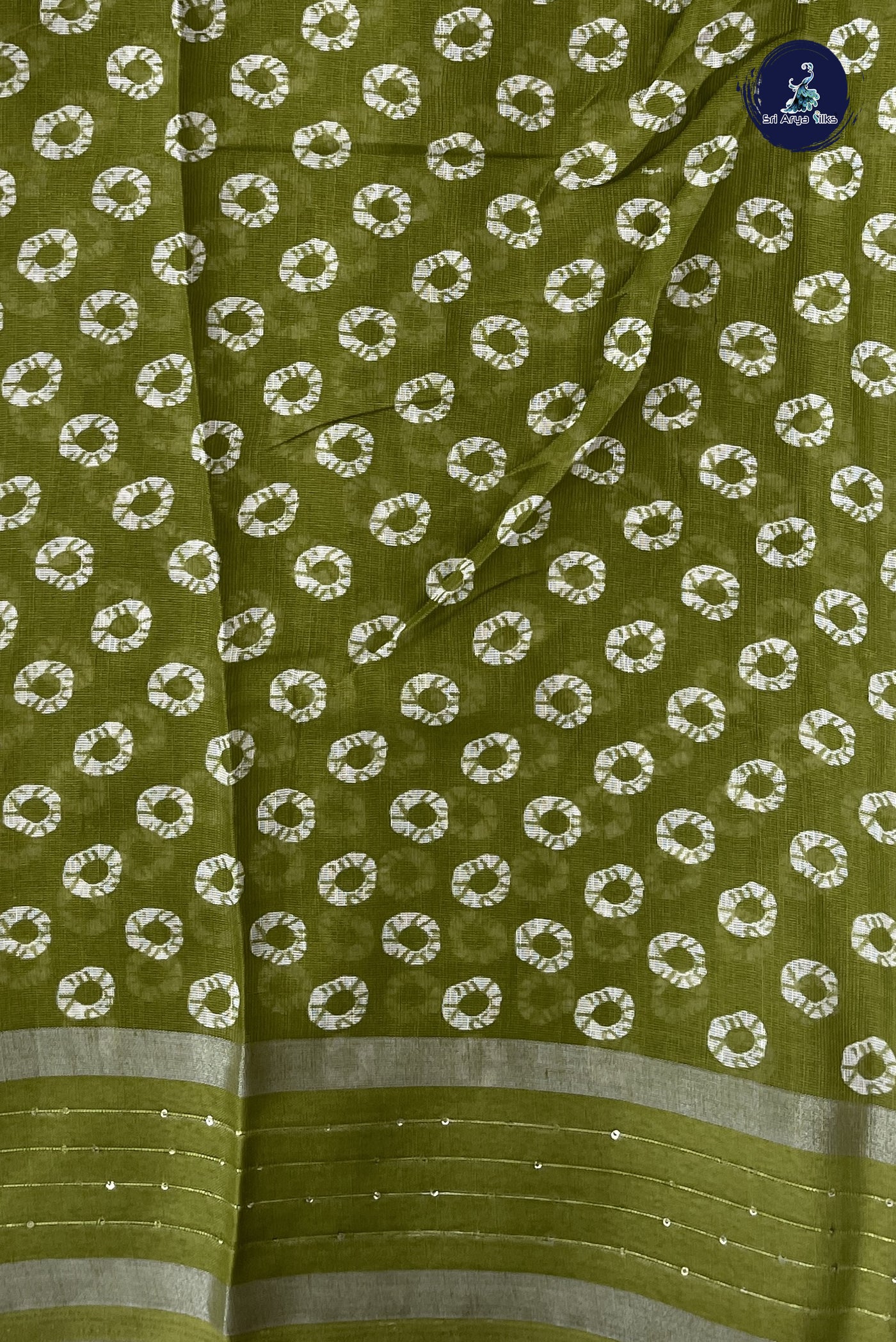 Brick Red Linen Saree With Printed Pattern