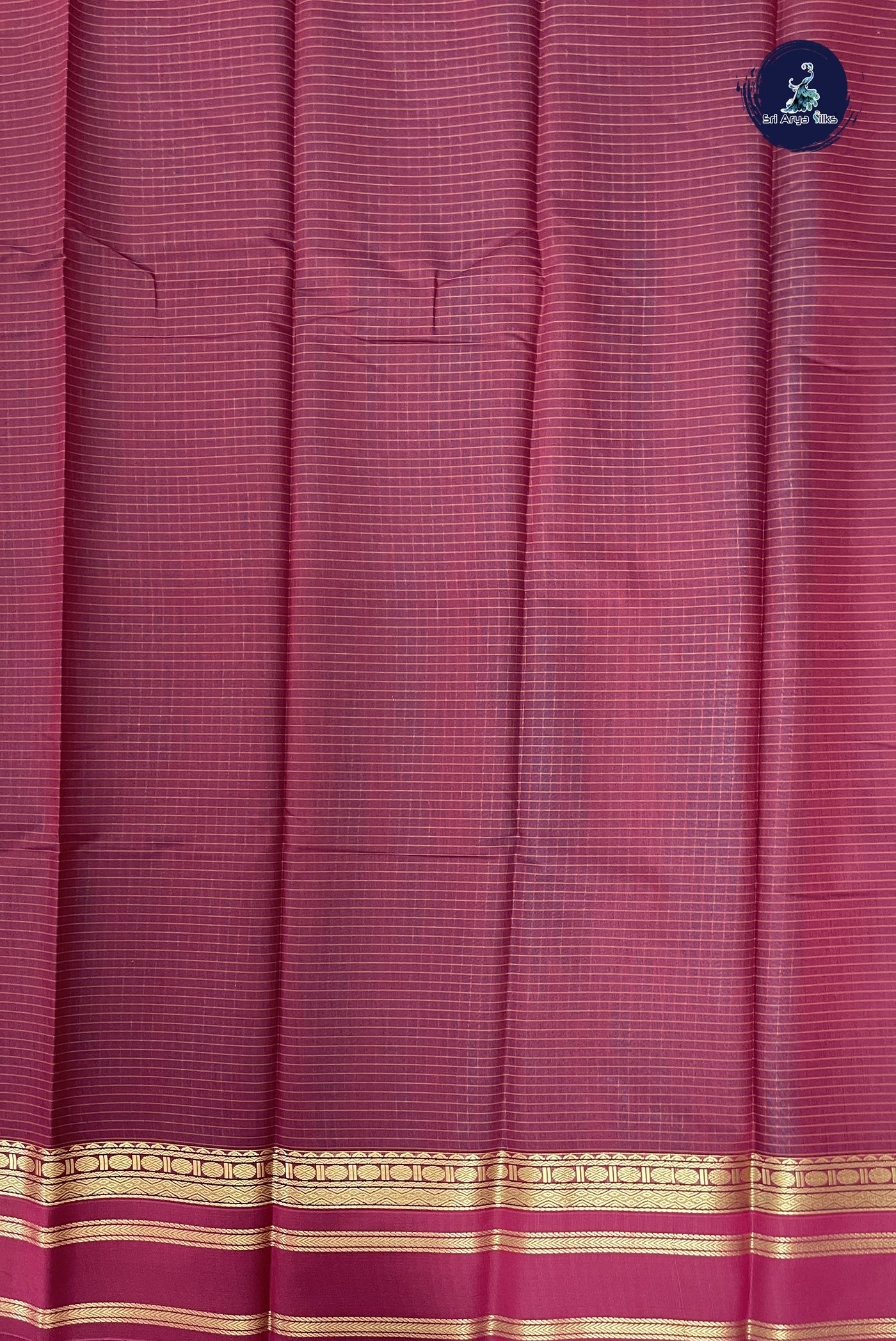 Green Budget Semi Silk Cotton Saree With Checked Pattern