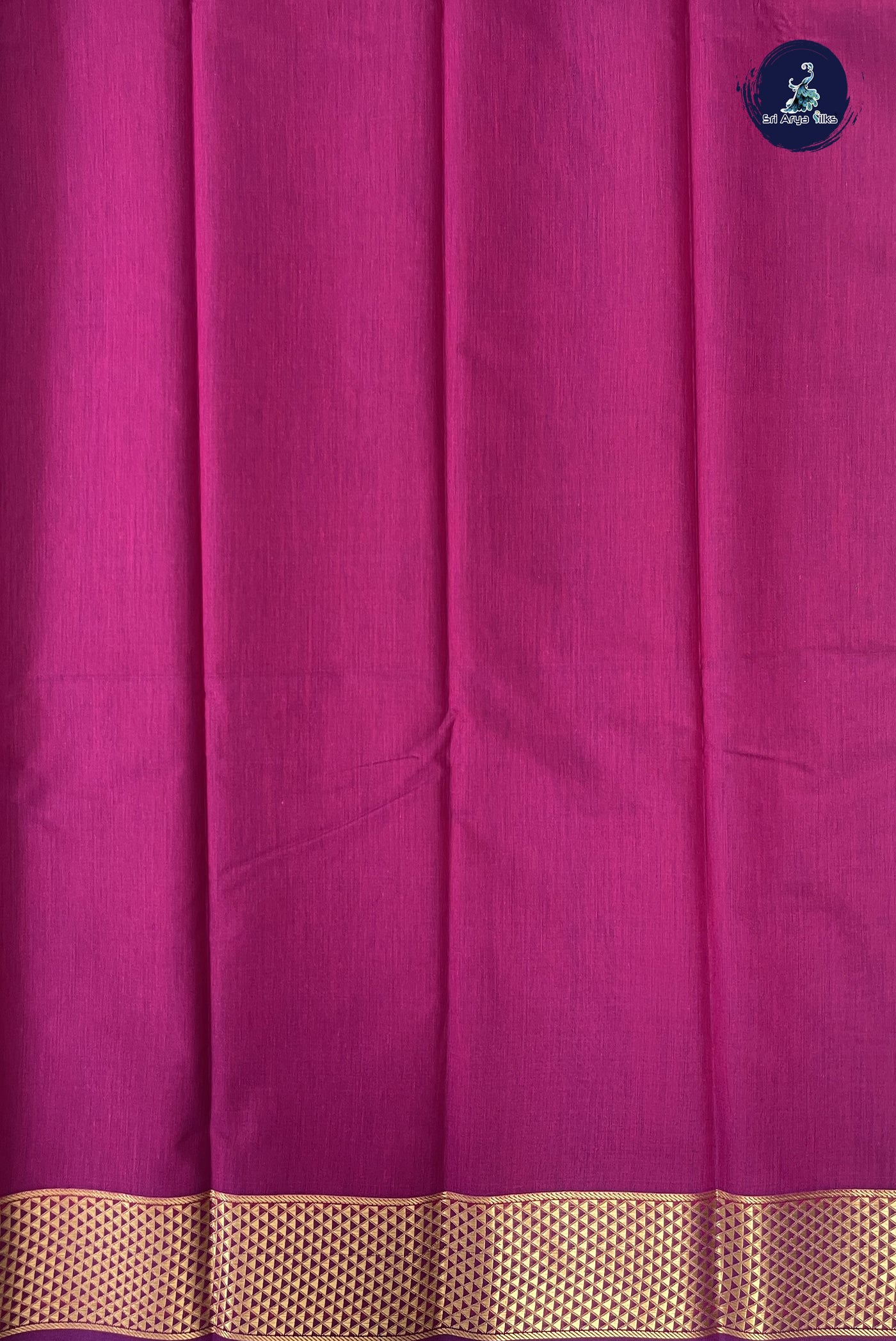 BeetRoot Shade Budget Semi Silk Cotton Saree With Zari Buttas Pattern