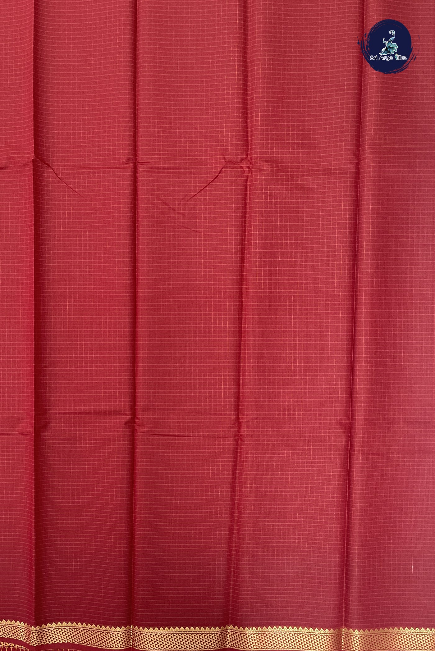 Arakku Budget Semi Silk Cotton Saree With Checked Pattern