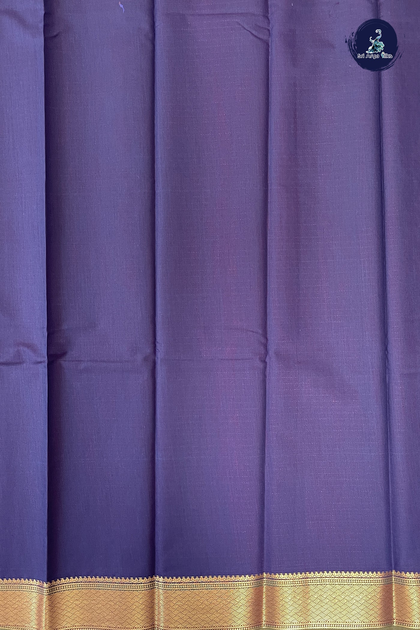 Rani Pink Budget Semi Silk Cotton Saree With Stripes Pattern