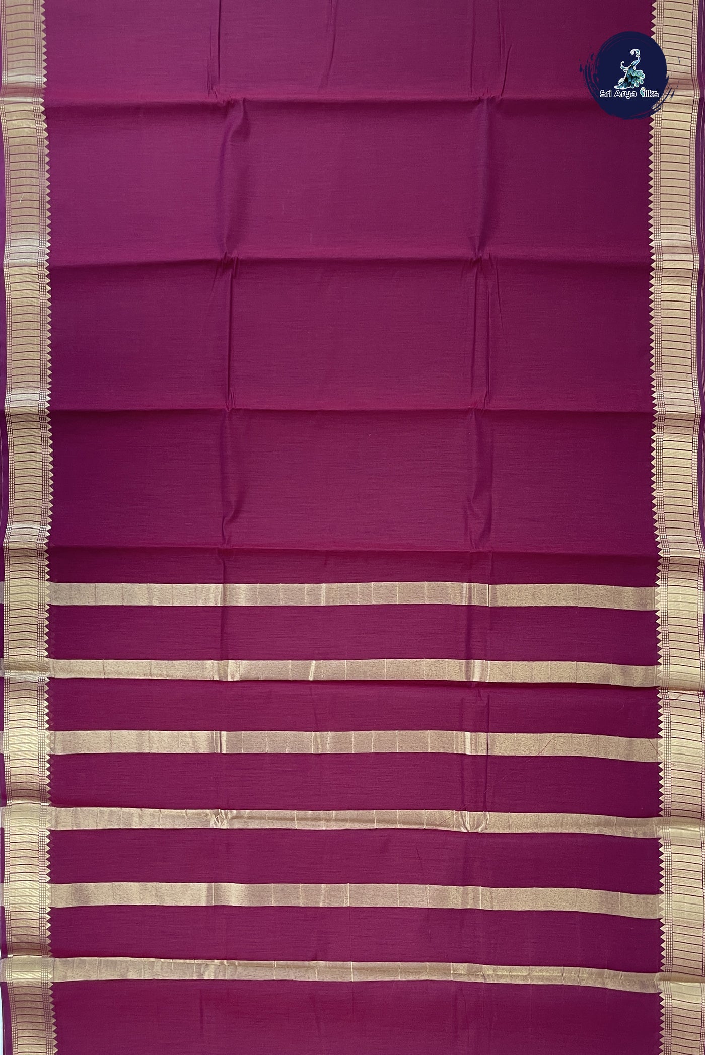 Arakku Budget Semi Silk Cotton Saree With Plain Pattern