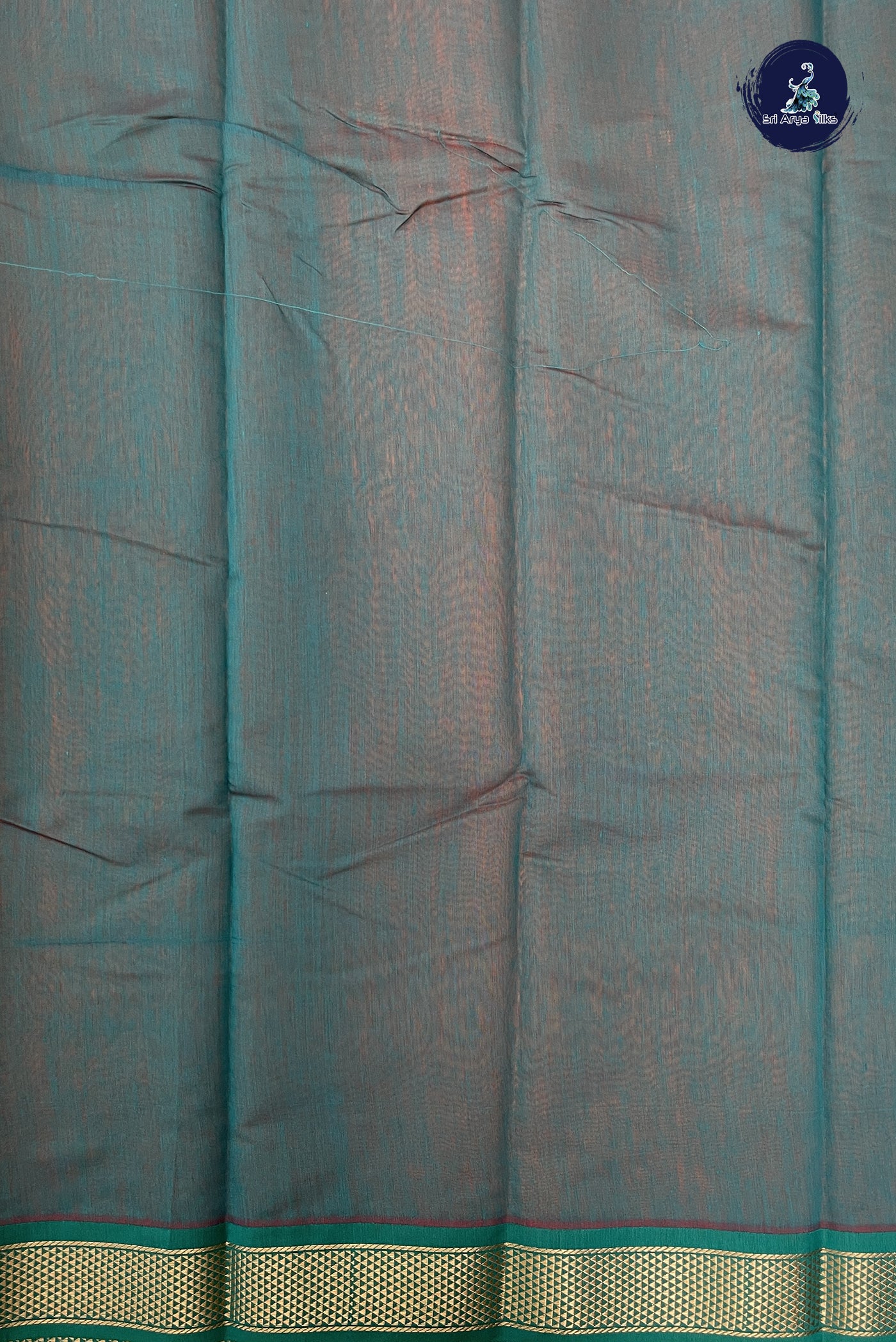 Yellowish Orange Budget Semi Silk Cotton Saree With Plain Pattern