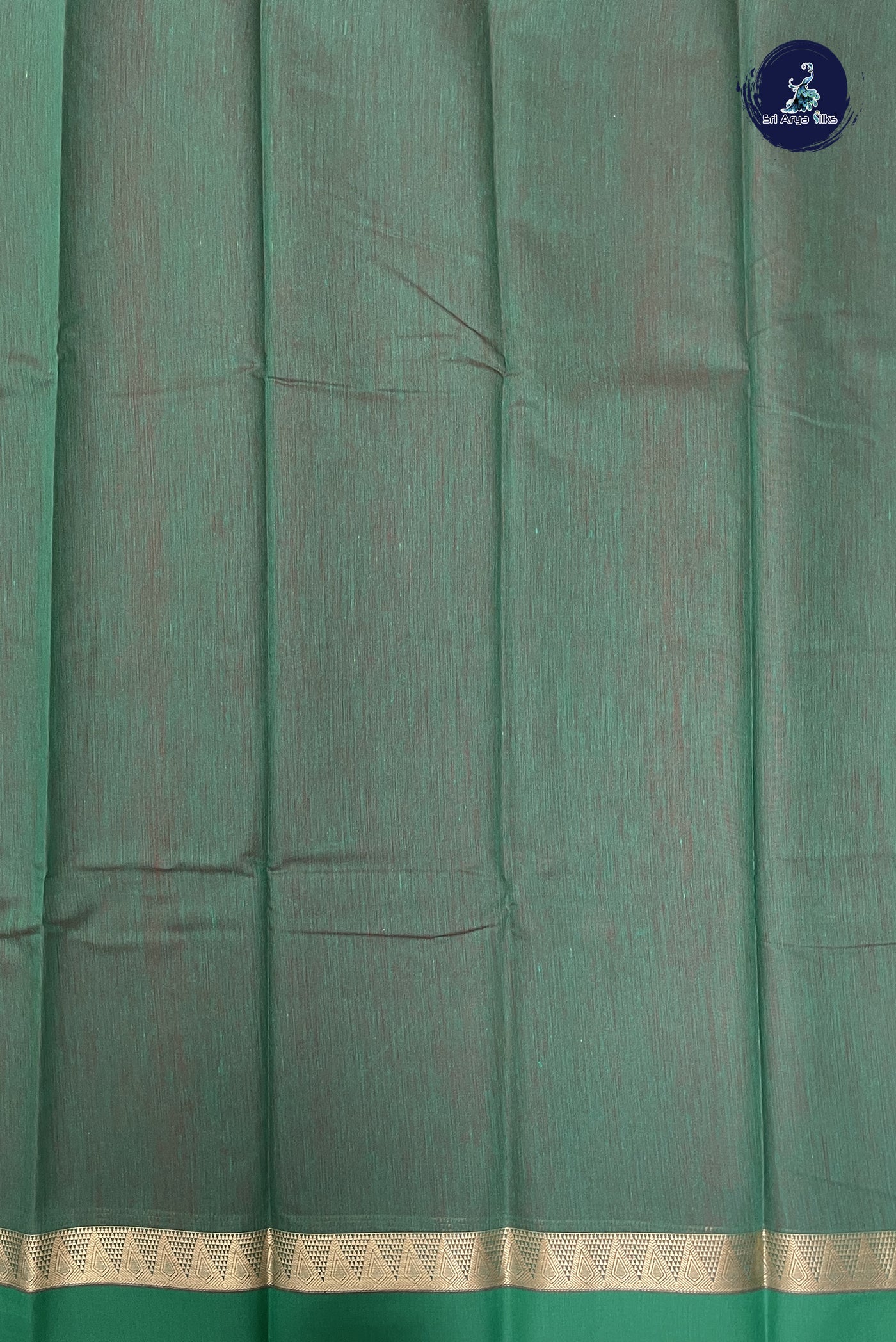 Red Budget Semi Silk Cotton Saree With Zari Buttas Pattern