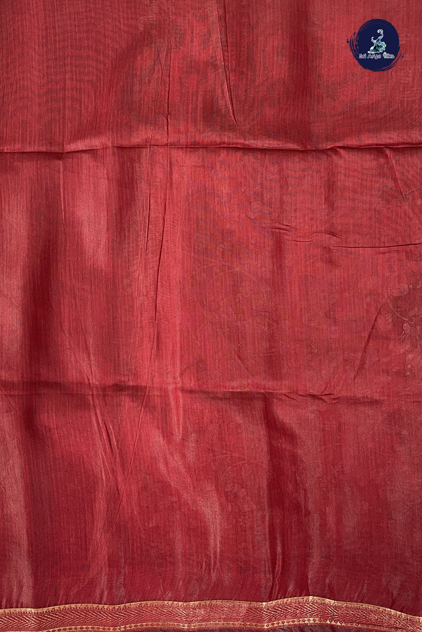 Mustard Yellow Chanderi Silk Cotton Saree With Printed Pattern