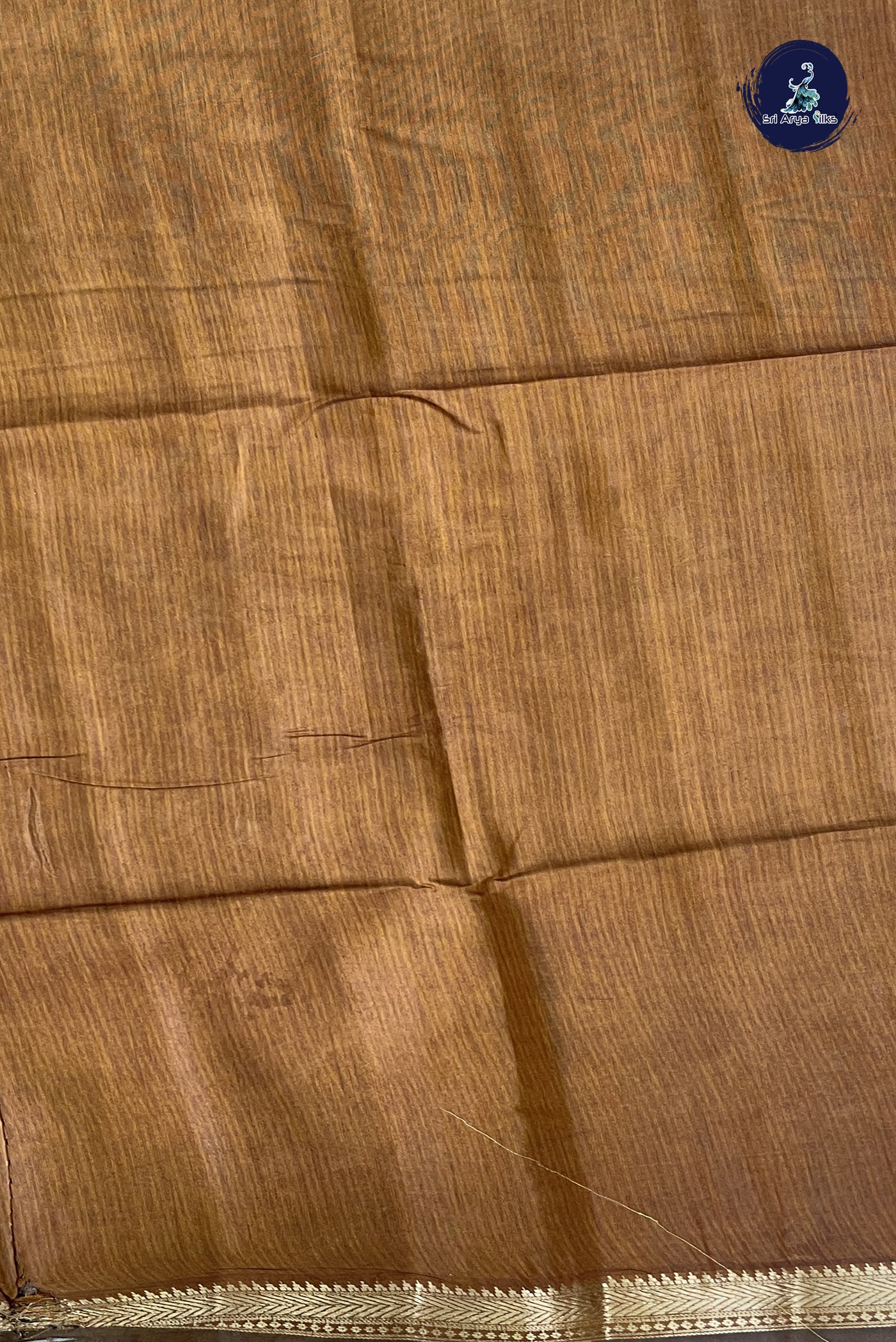 Ivory Chanderi Silk Cotton Saree With Printed Pattern