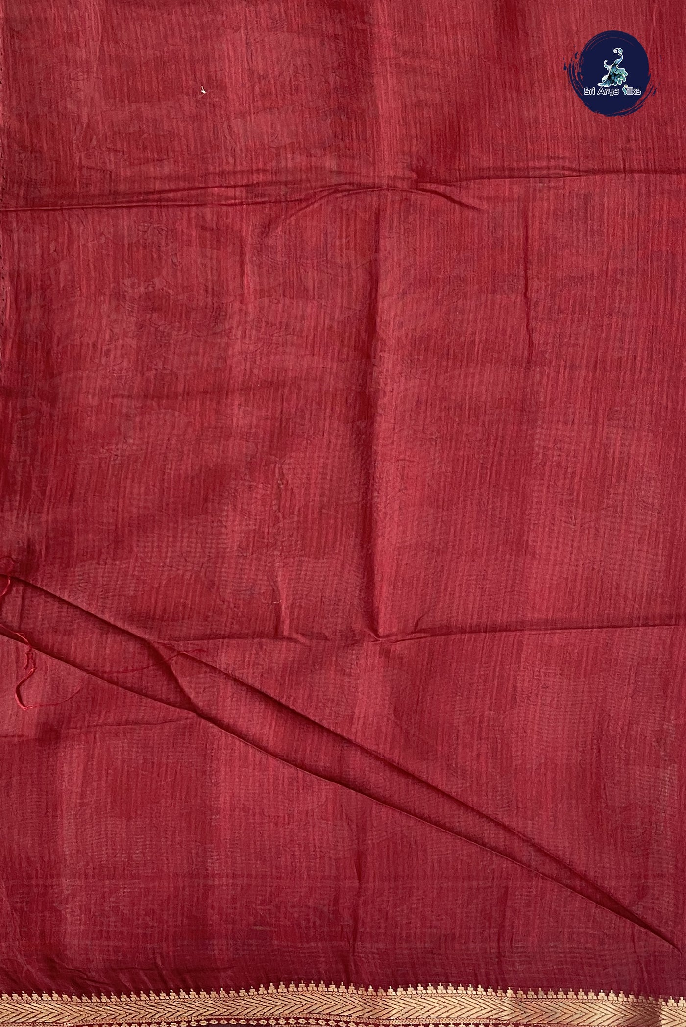 Mustard Yellow Chanderi Silk Cotton Saree With Printed Pattern