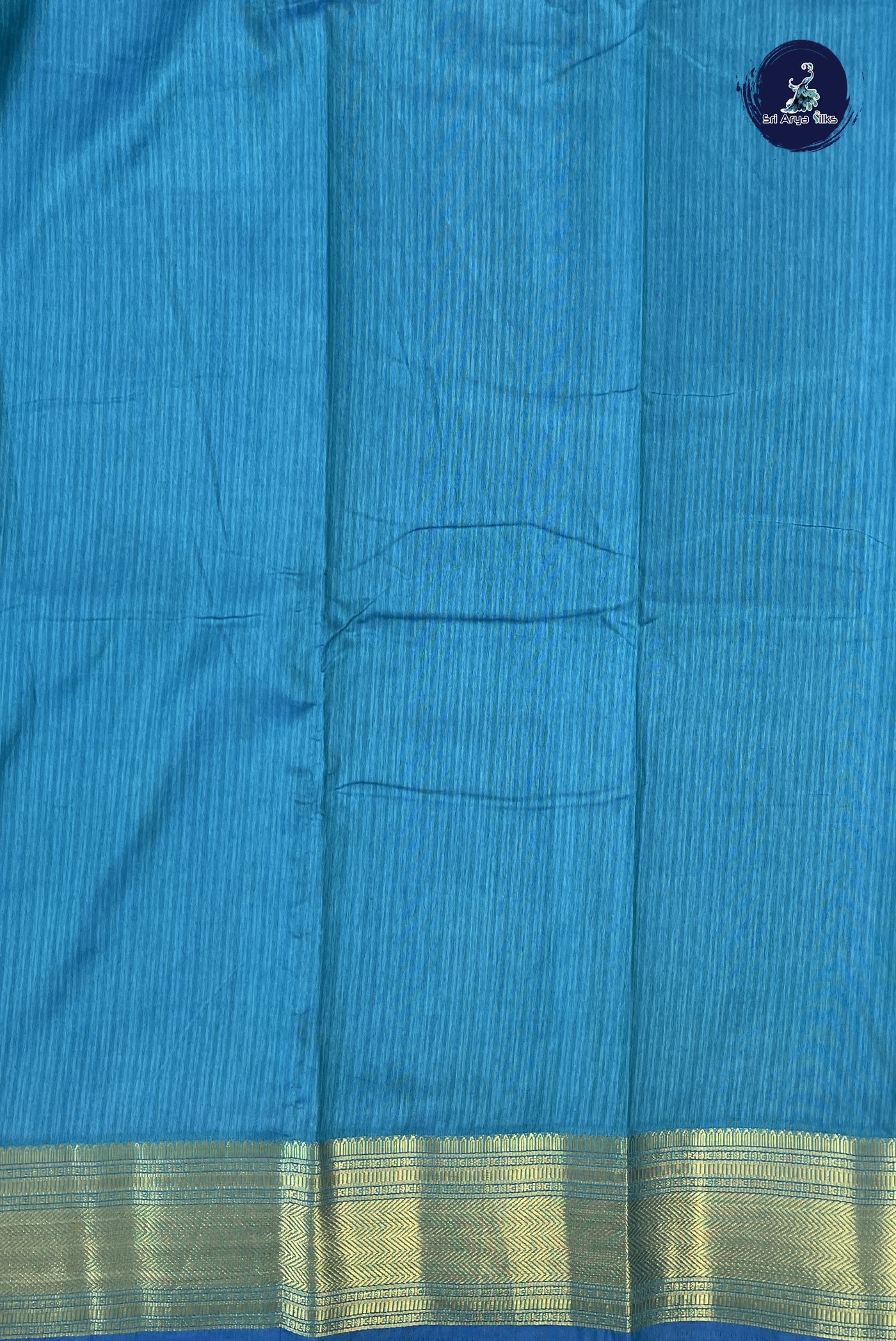 Ink Blue Semi Pattola Saree With Patola Pattern