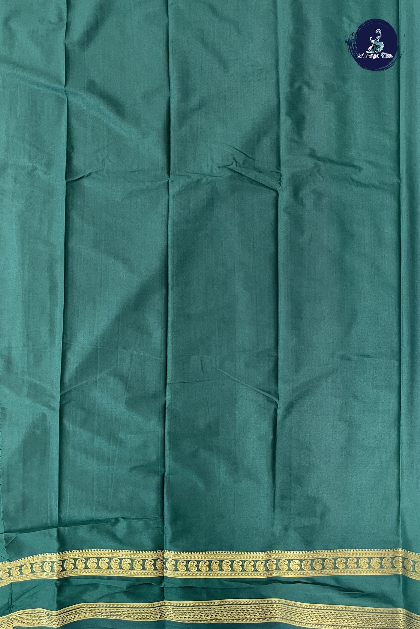 Maroon Semi Mysore Silk With Plain Pattern