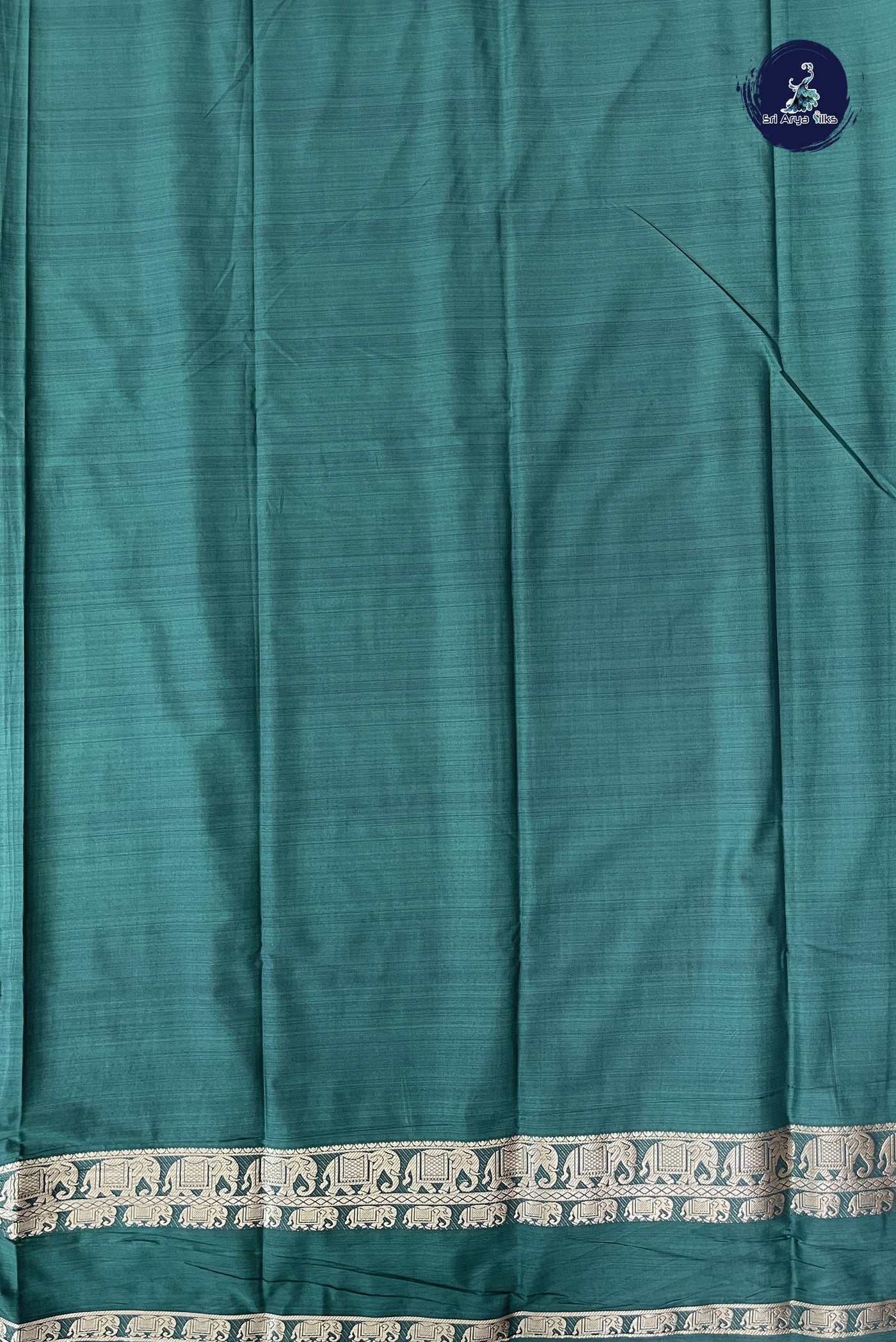 Brown Semi Mysore Silk With Plain Pattern