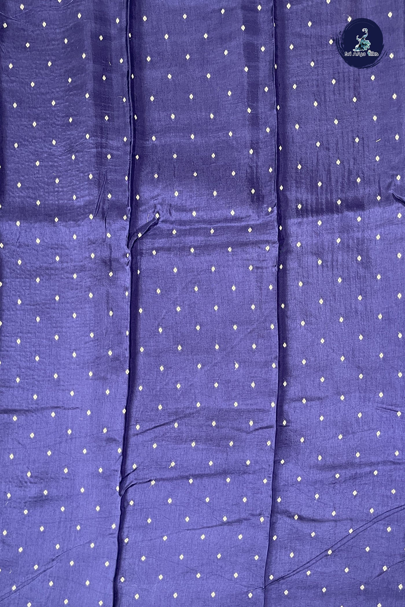 Navy Blue Georgette Banarasi Saree With Stripes Pattern