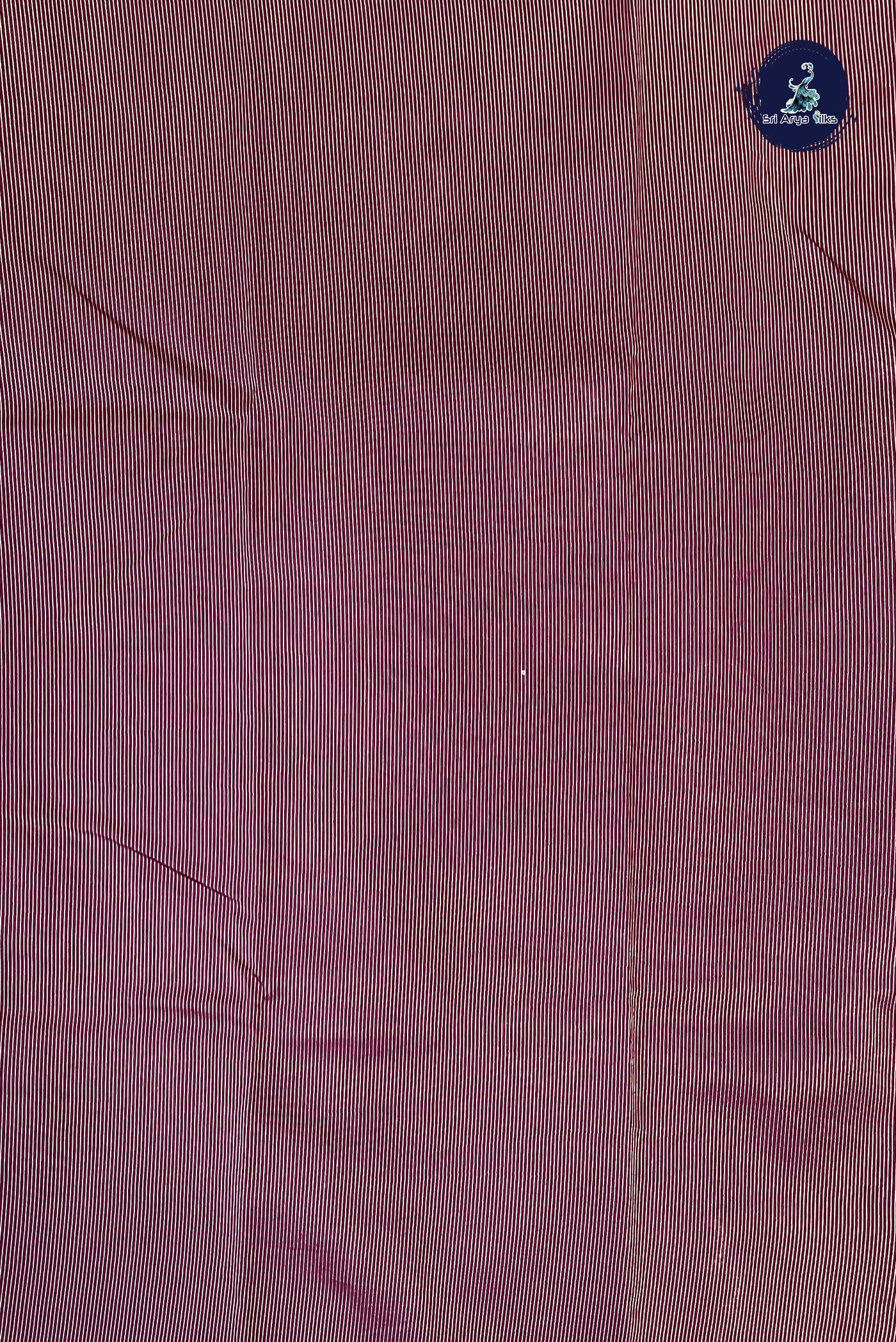 Burgundy Semi Tussar Saree With Zari Buttas Pattern