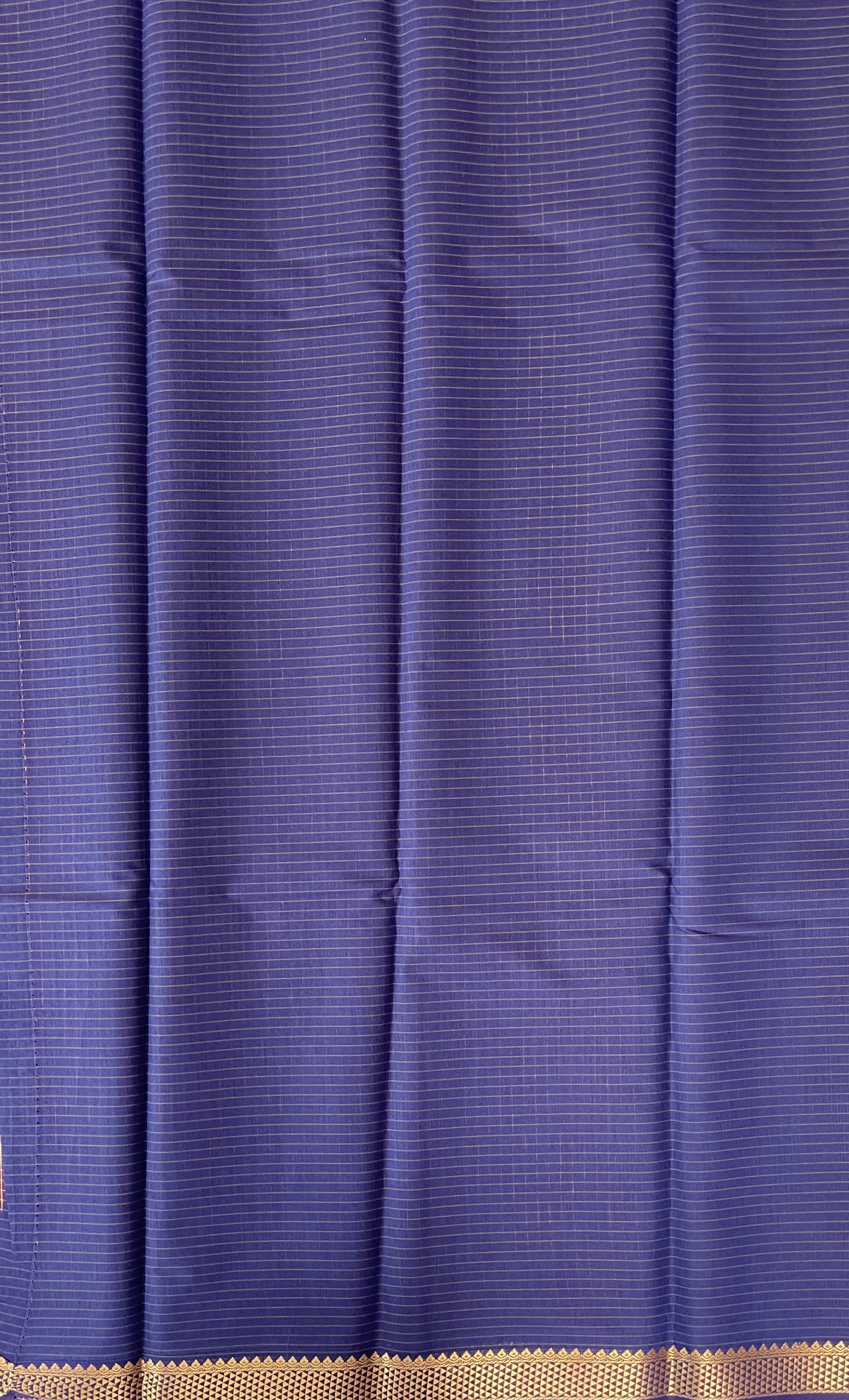 Navy Blue Budget Semi Silk Cotton Saree With Checked Pattern
