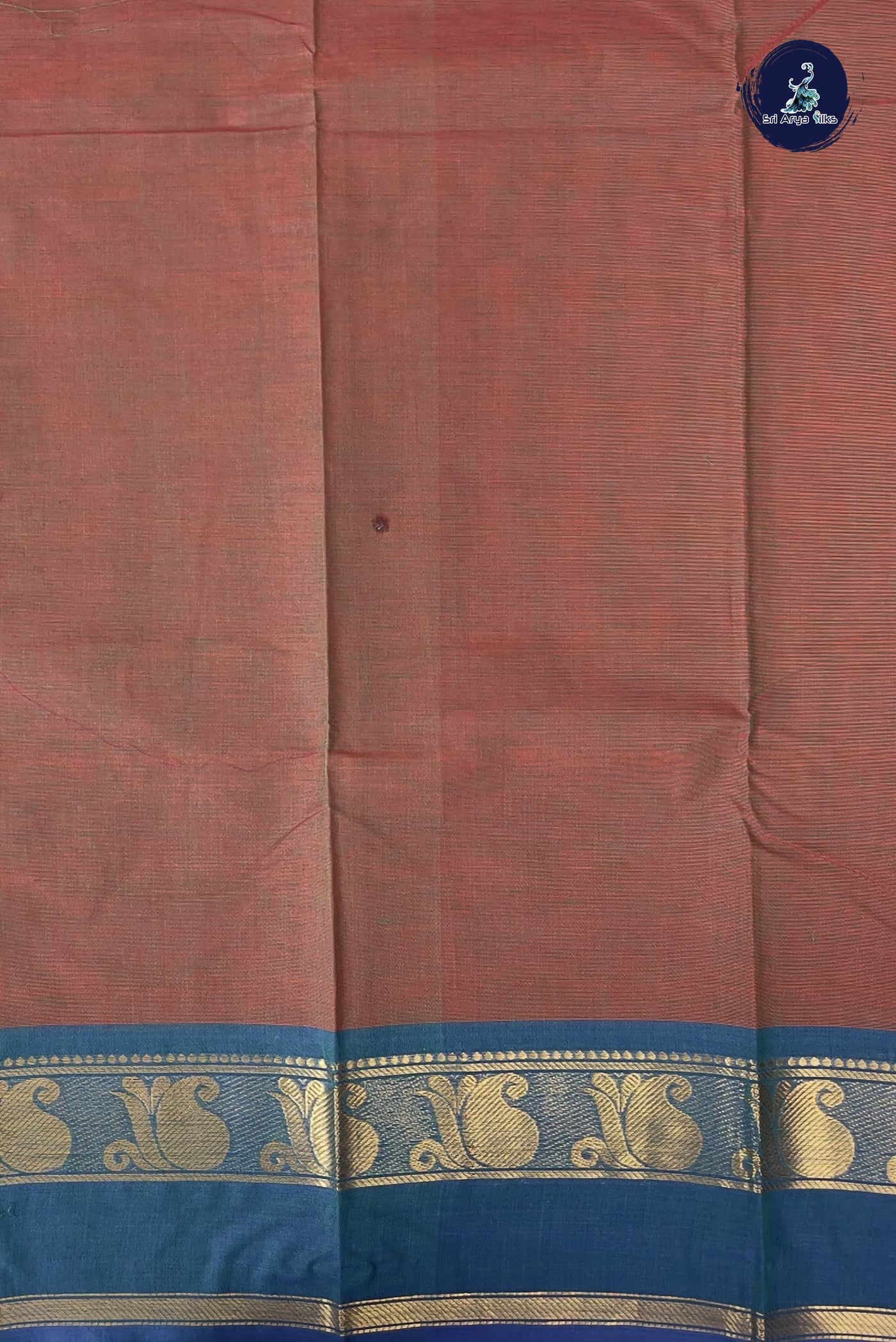 Manthulir Kanchi Cotton Saree With Plain Pattern