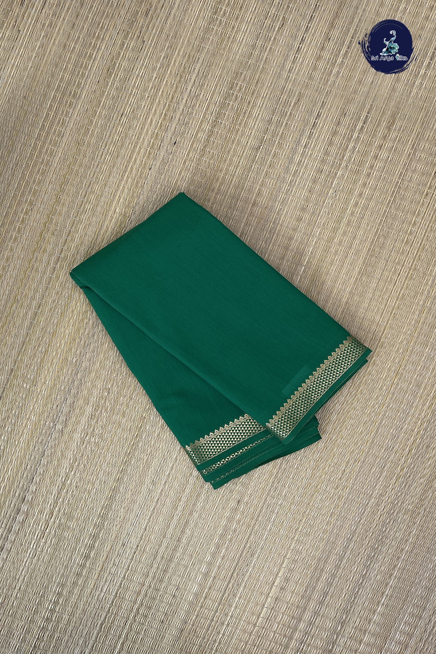 Green Budget Semi Silk Cotton Saree With Checked Pattern