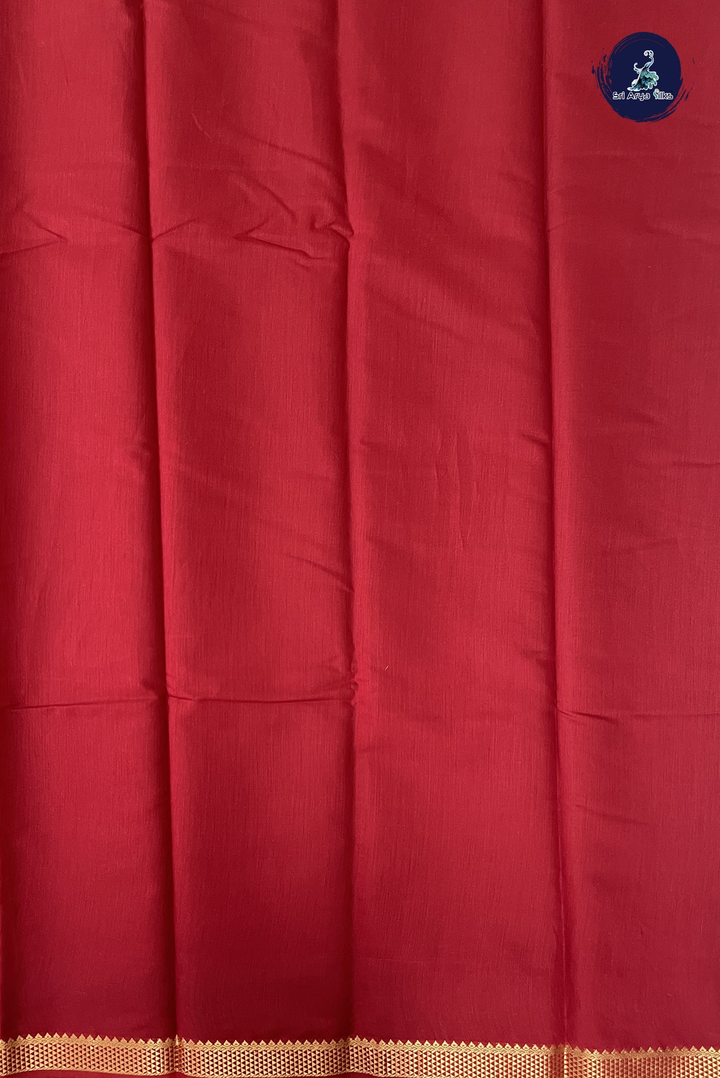 Maroon Budget Semi Silk Cotton Saree With Checked Pattern