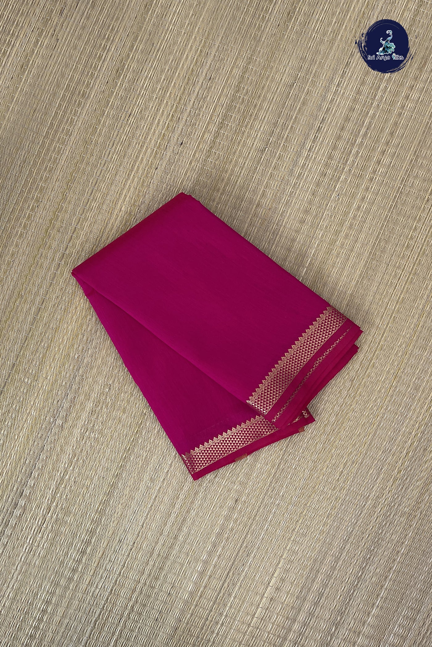 Pink Budget Semi Silk Cotton Saree With Checked Pattern