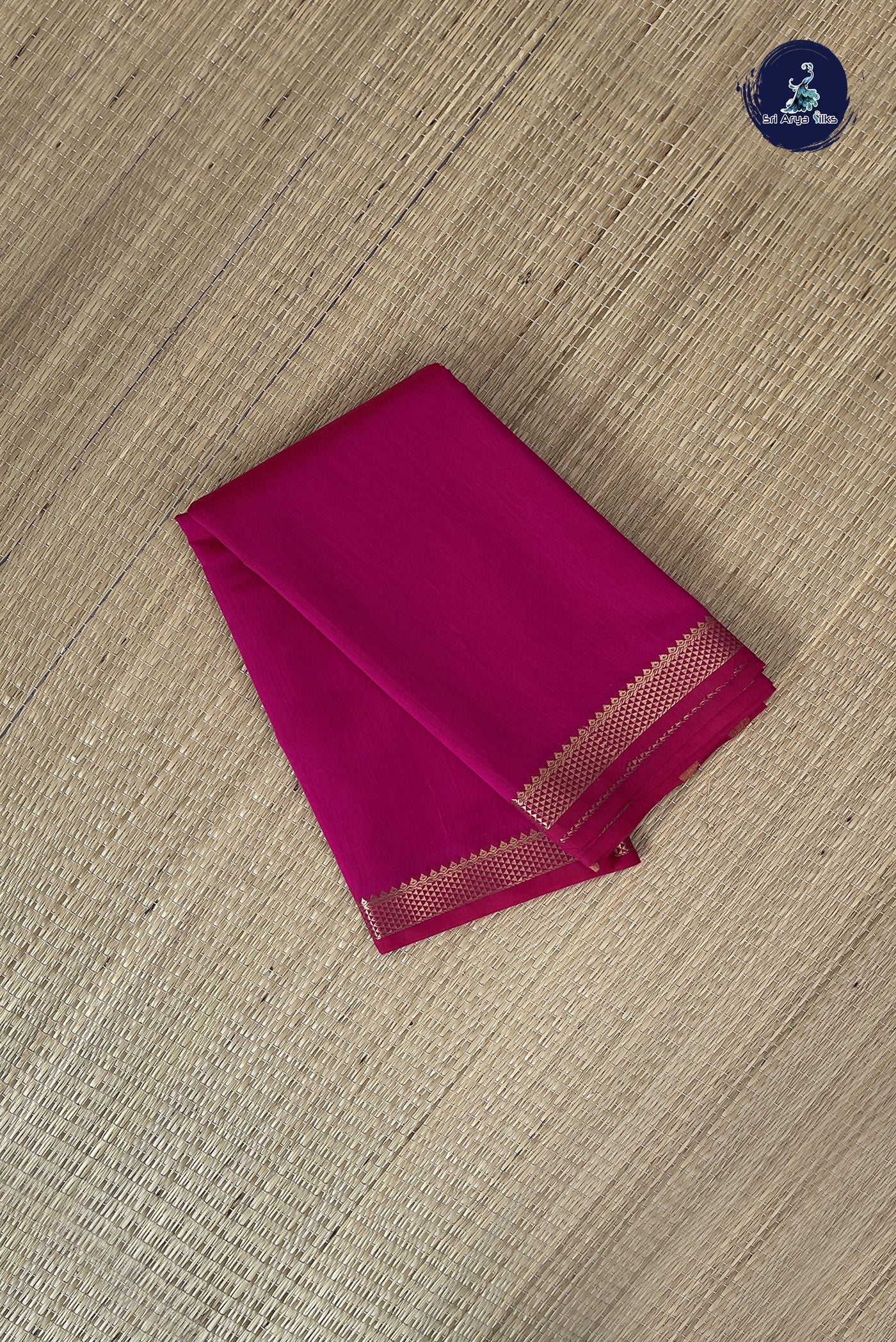 Pink Budget Semi Silk Cotton Saree With Checked Pattern
