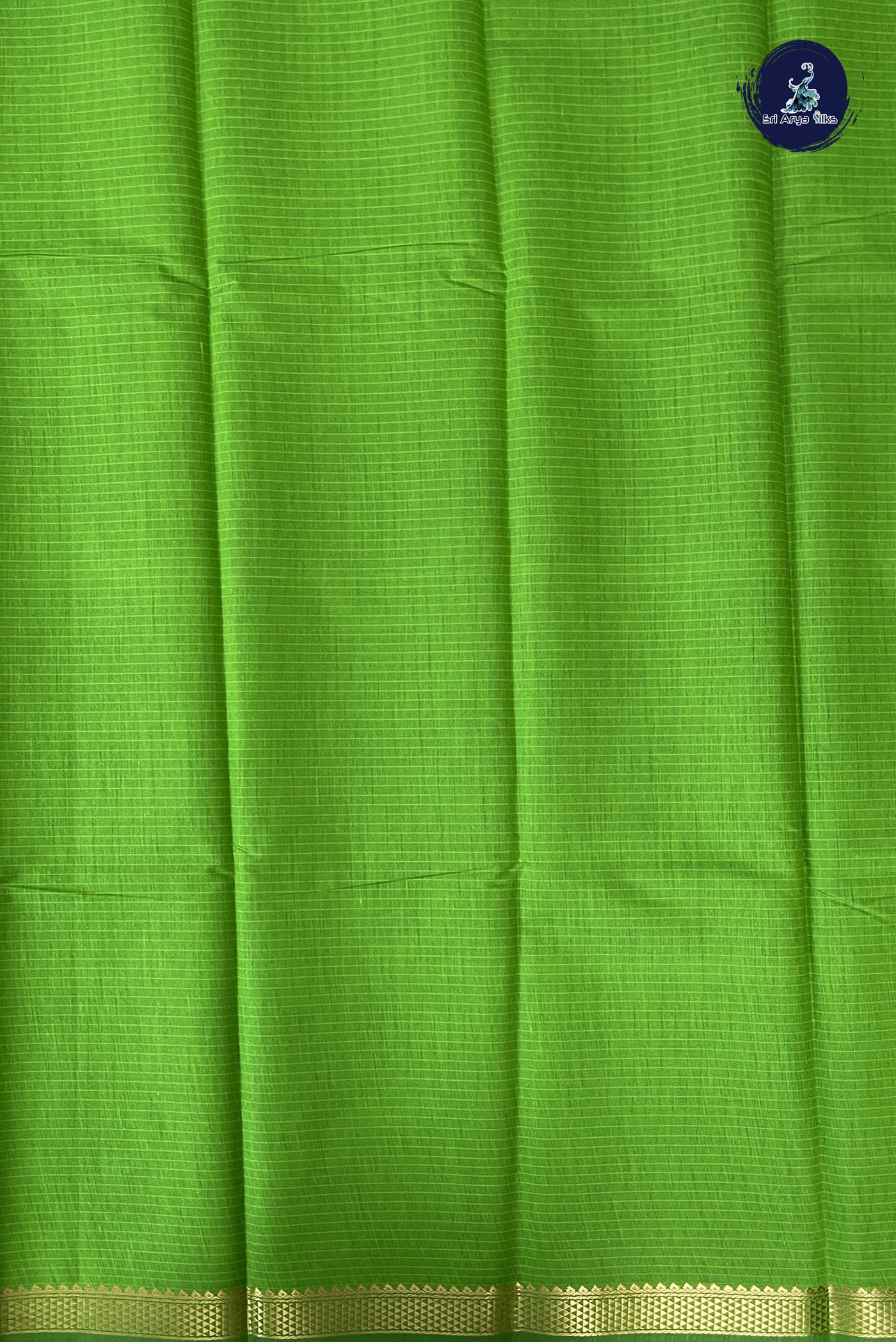 Light Green Budget Semi Silk Cotton Saree With Checked Pattern