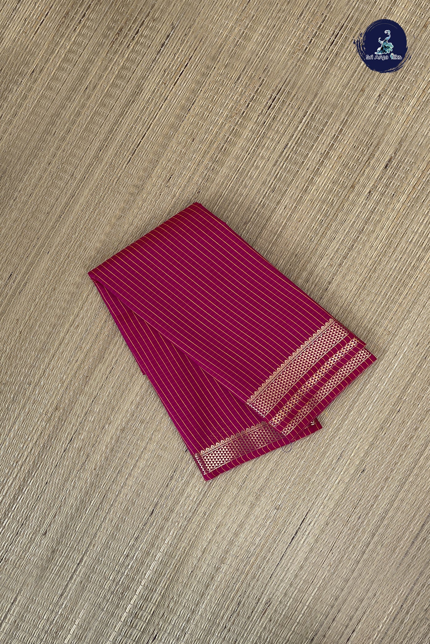 Pink Budget Semi Silk Cotton Saree With Checked Pattern
