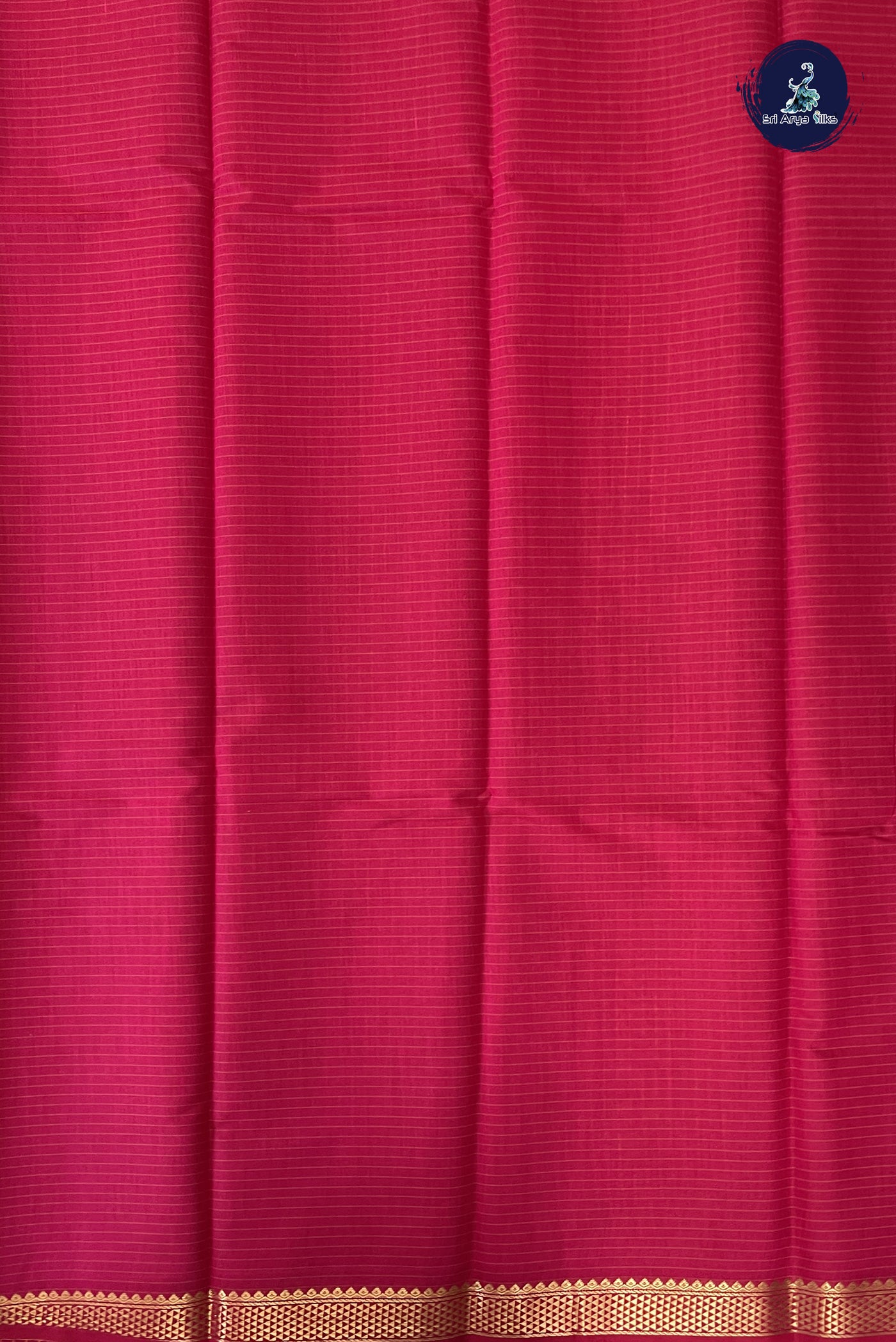 Dark Pink Budget Semi Silk Cotton Saree With Checked Pattern