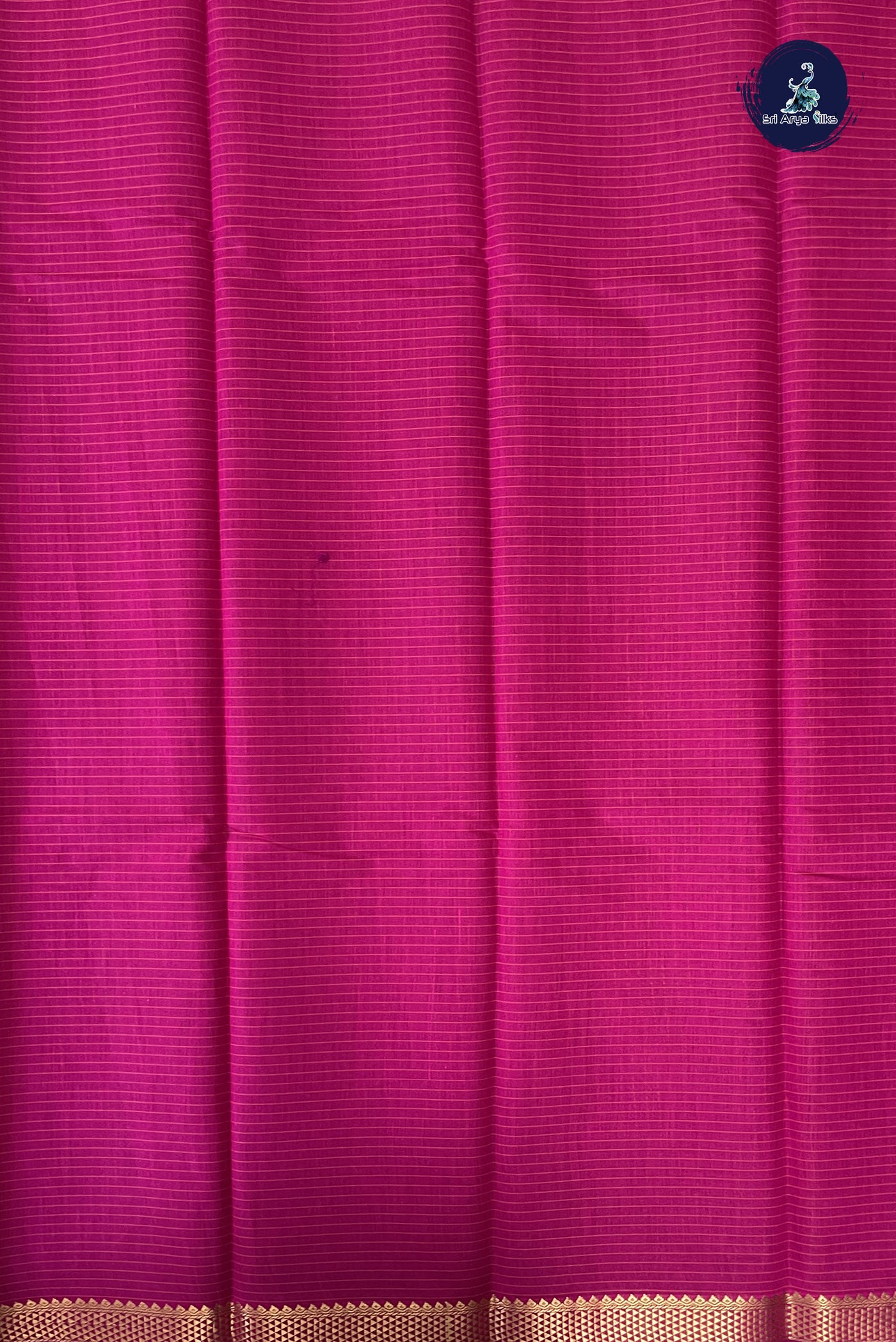 Magenta Budget Semi Silk Cotton Saree With Checked Pattern