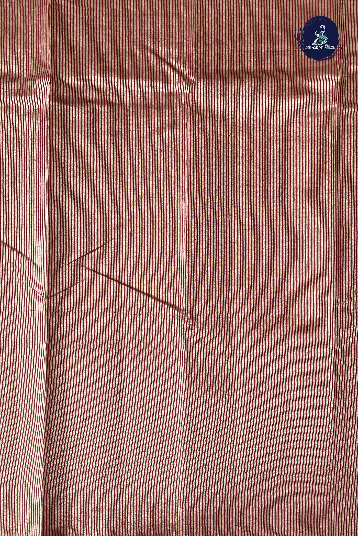Dark Pink Semi Tussar Saree With Zari Buttas Pattern
