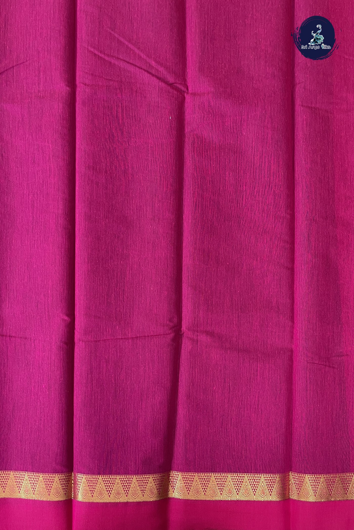 Dark Green Budget Semi Silk Cotton Saree With Zari Buttas Pattern