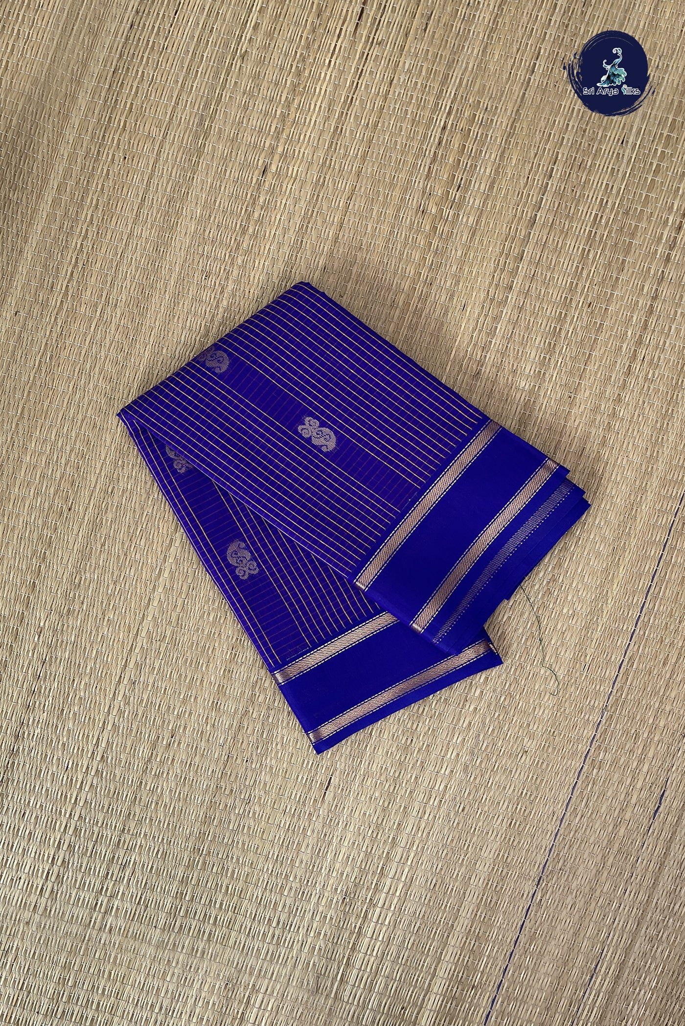 Violet Budget Semi Silk Cotton Saree With Checked Pattern