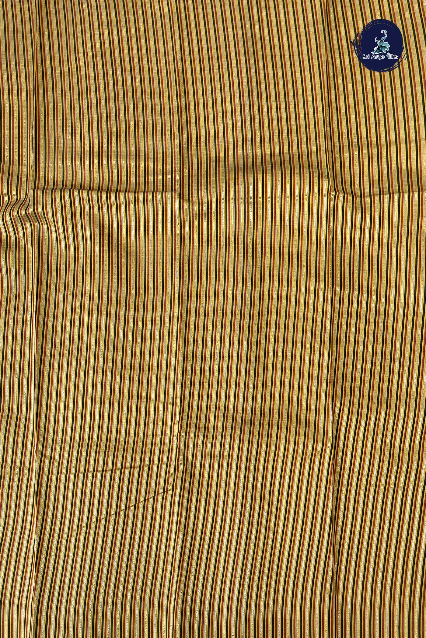 Mustard Yellow Semi Tussar Saree With Buttas Pattern
