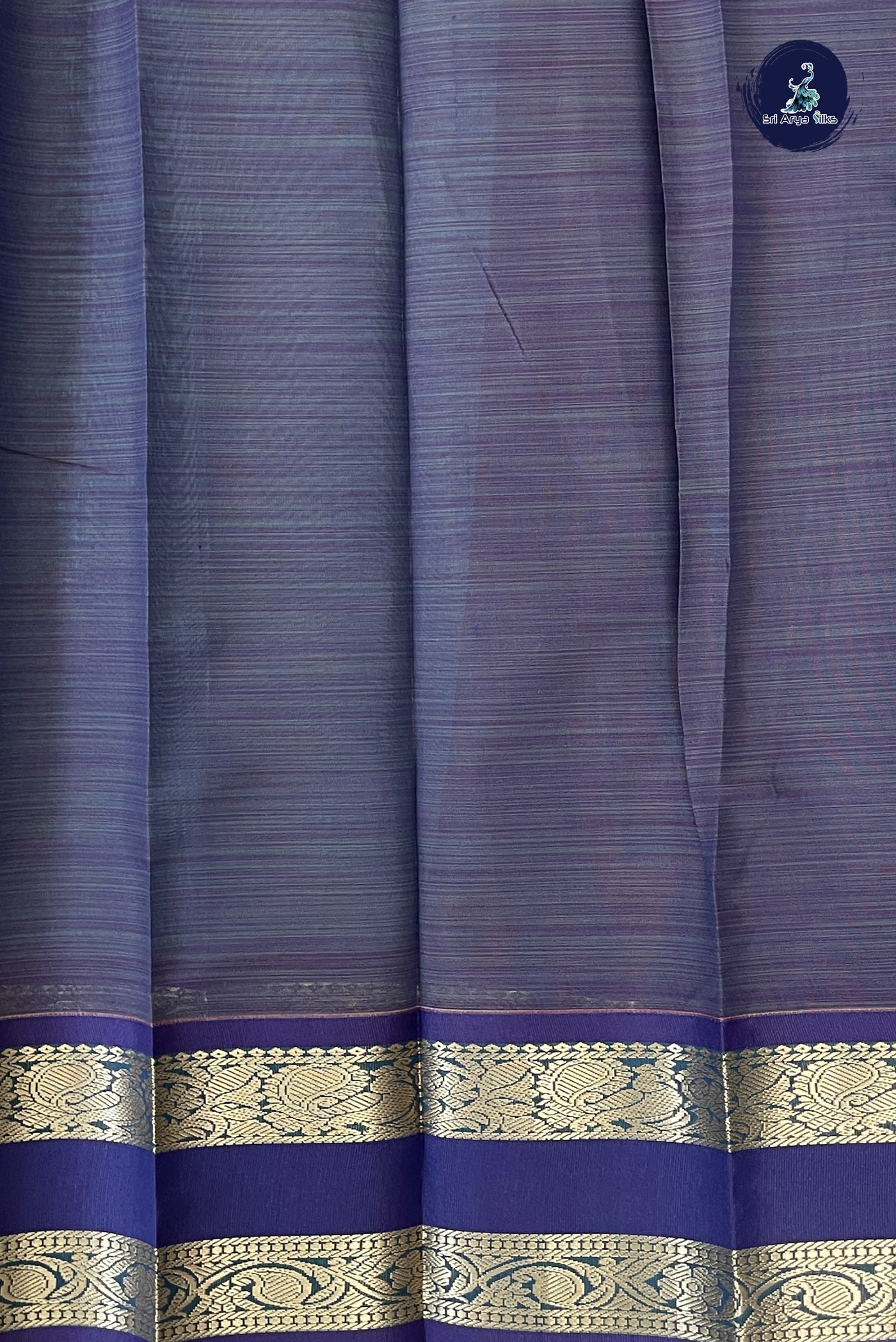 Teal Budget Semi Silk Cotton Saree With Zari Buttas Pattern
