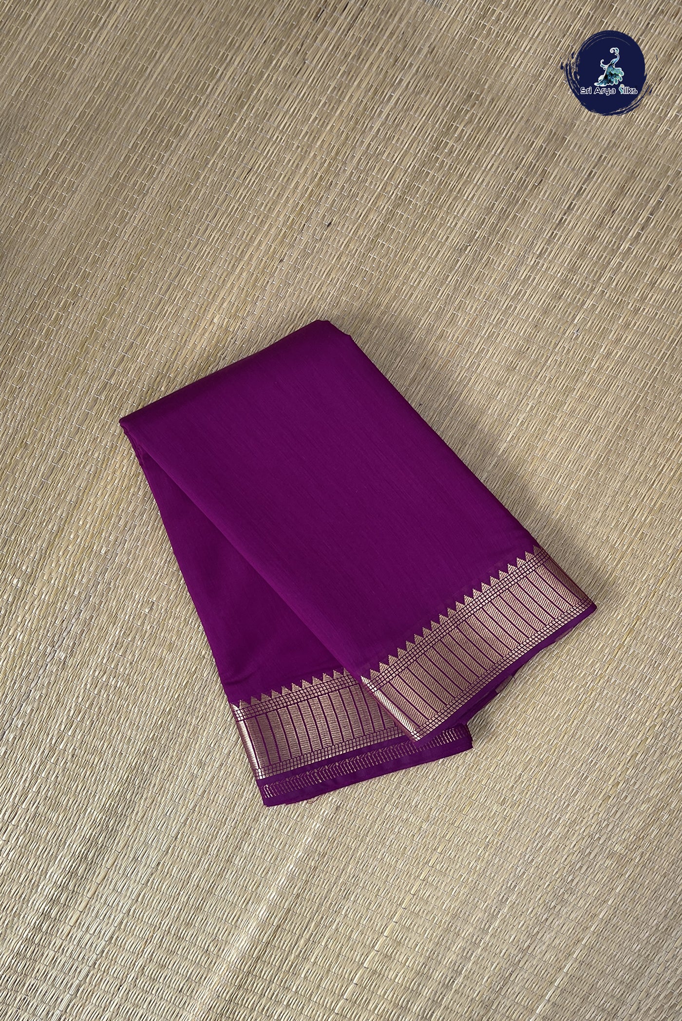 BeetRoot Shade Budget Semi Silk Cotton Saree With Plain Pattern