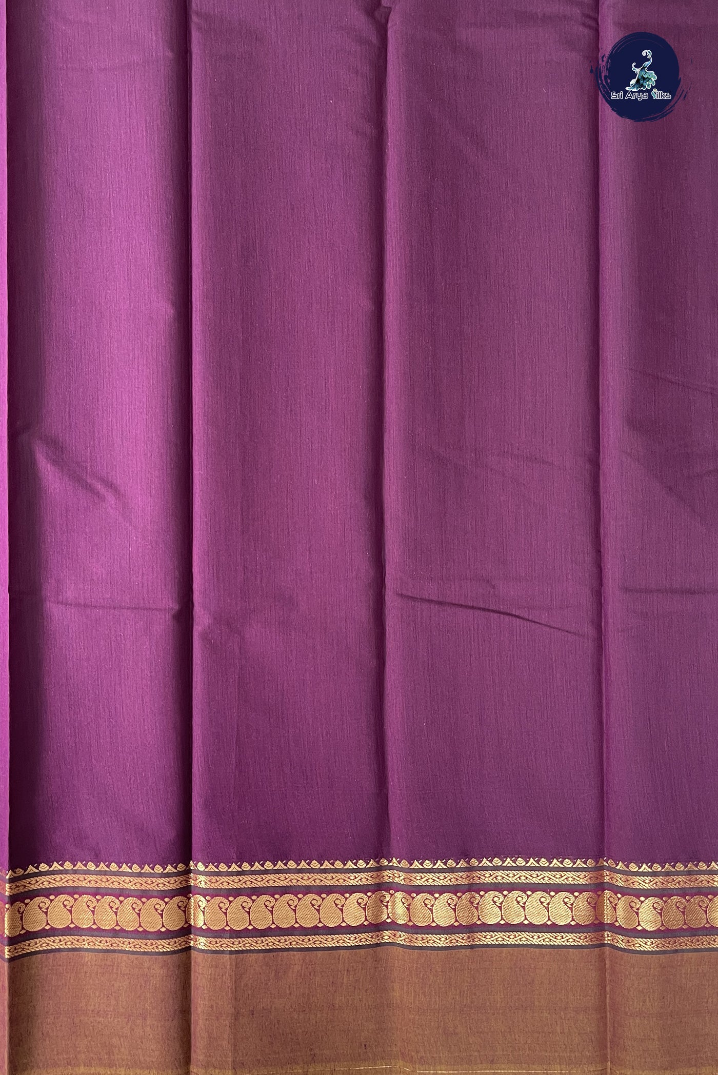 Burgundy Budget Semi Silk Cotton Saree With Zari Buttas Pattern