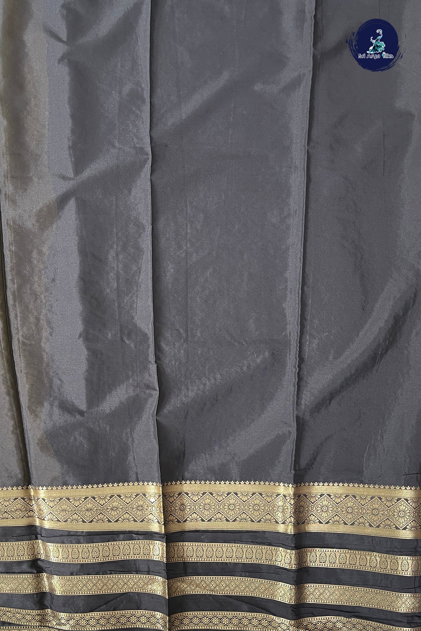 Mustard Yellow Semi Mysore Silk With Thread Work Pattern