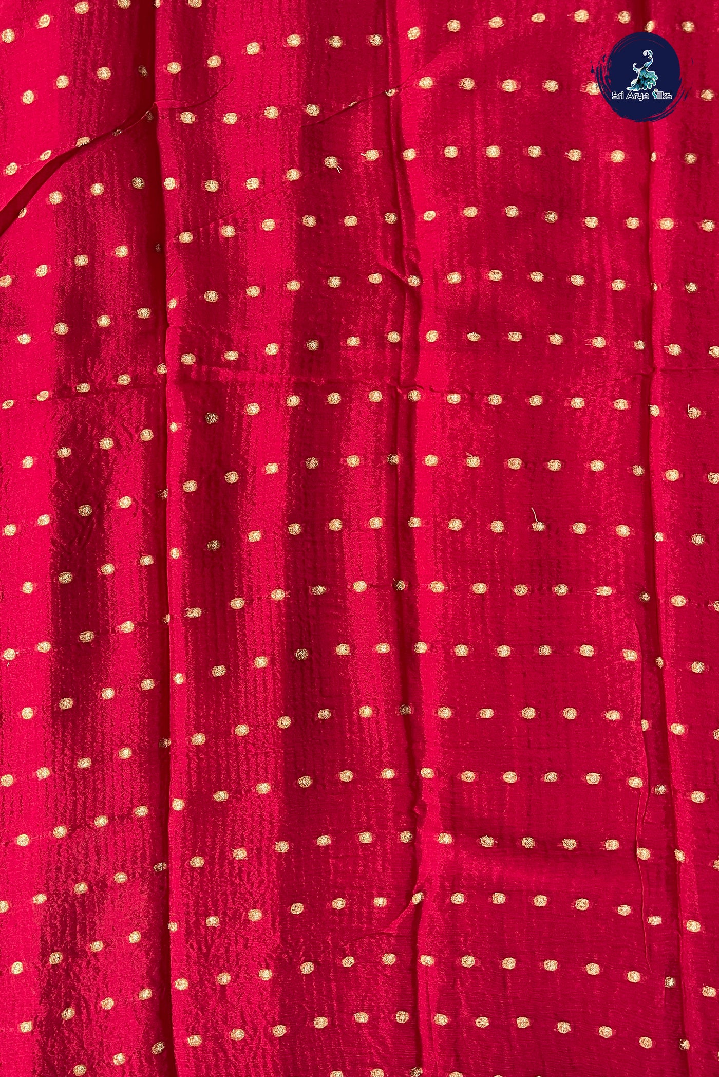 Red Georgette Banarasi Saree With Zari Checked Pattern