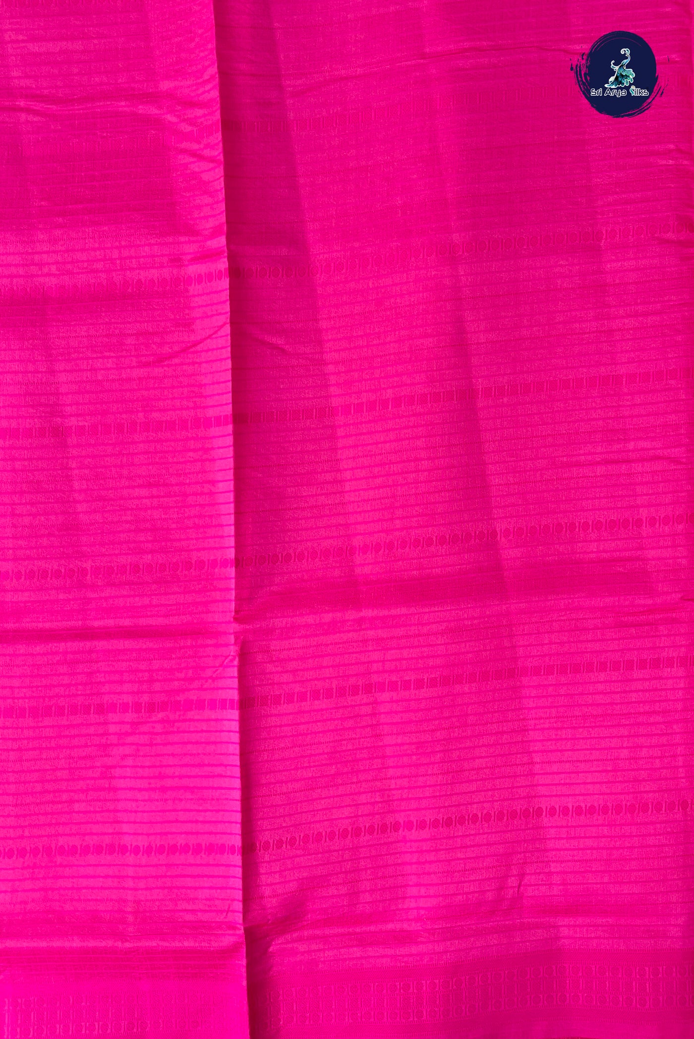 Pink Semi Tussar Saree With Thread Work Pattern
